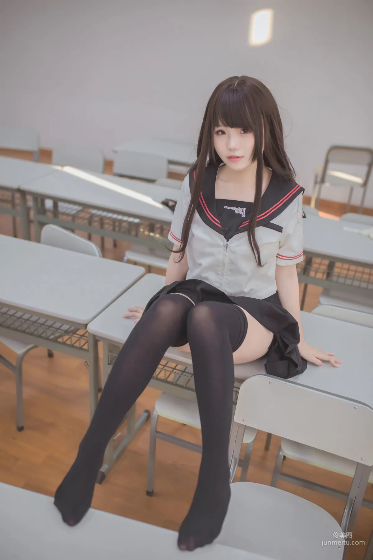 Yoko宅夏Cos《黑絲JK》 [COSPLAY美女] 寫真集 26