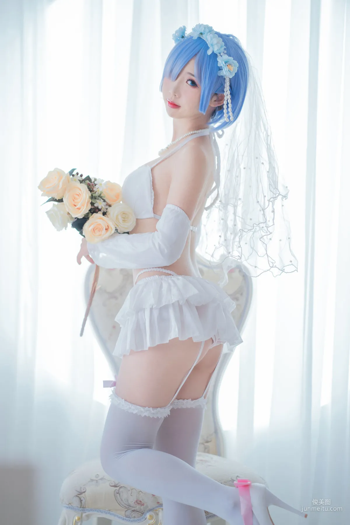 面饼仙儿《花嫁蕾姆》 [福利COSPLAY] 写真集2
