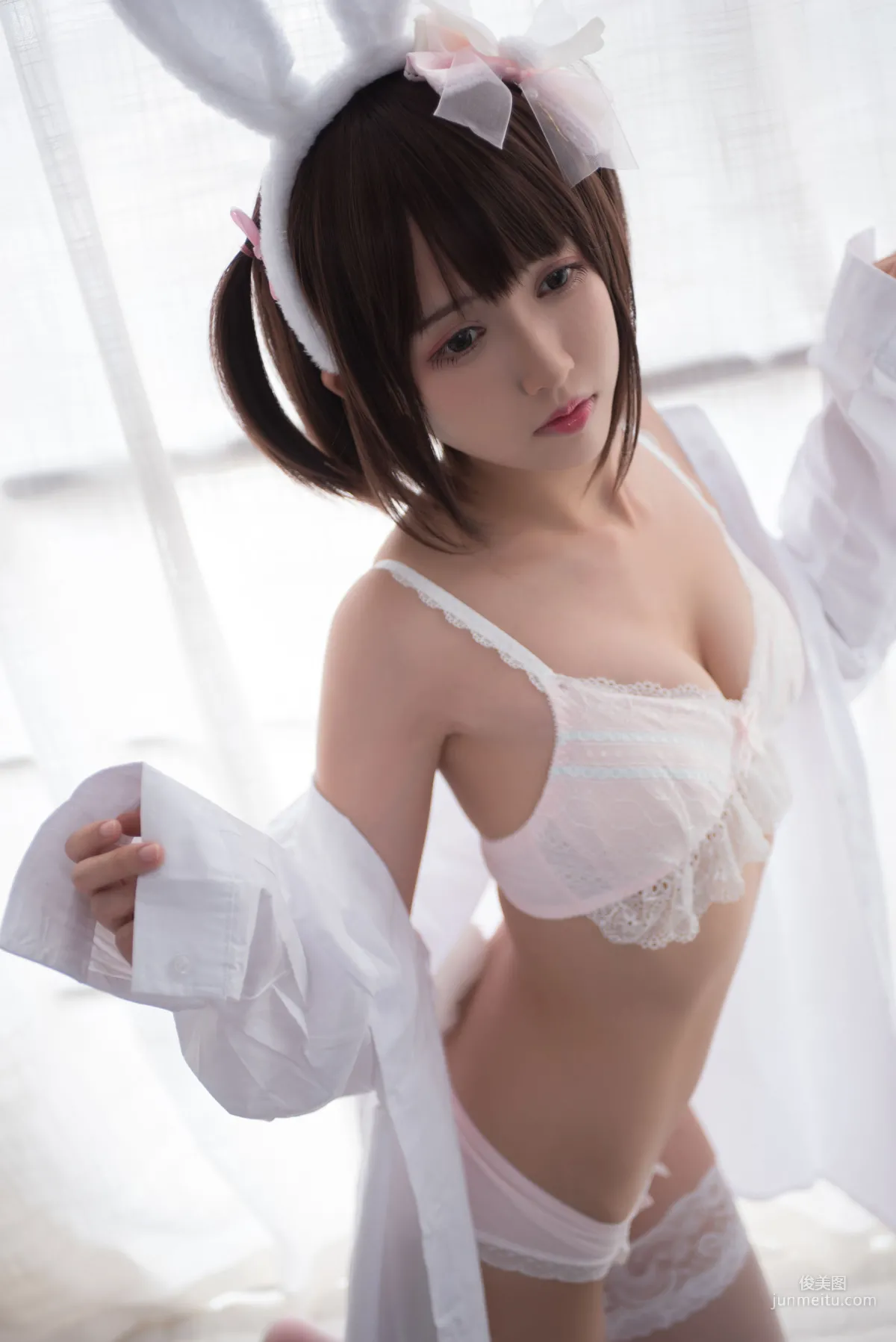 鳗魚霏兒《獸耳+白色蕾絲情趣》 [COSPLAY美女] 寫真集 5