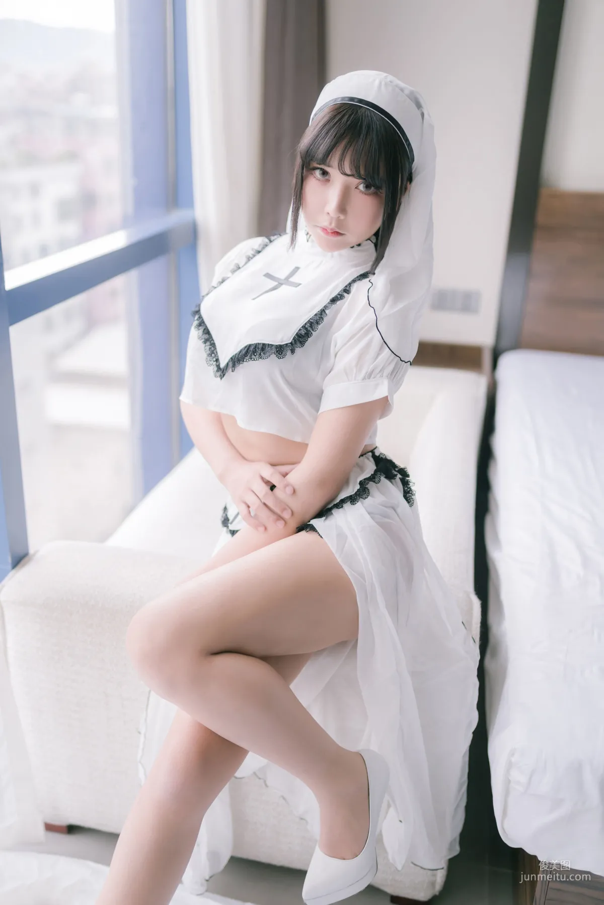 COSER抱走莫子aa《純白修女》 [COSPLAY美女] 寫真集 20