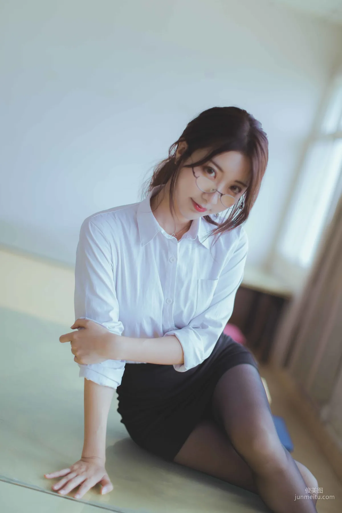 COSER黑川《黑絲教師》 [COSPLAY福利] 寫真集 2
