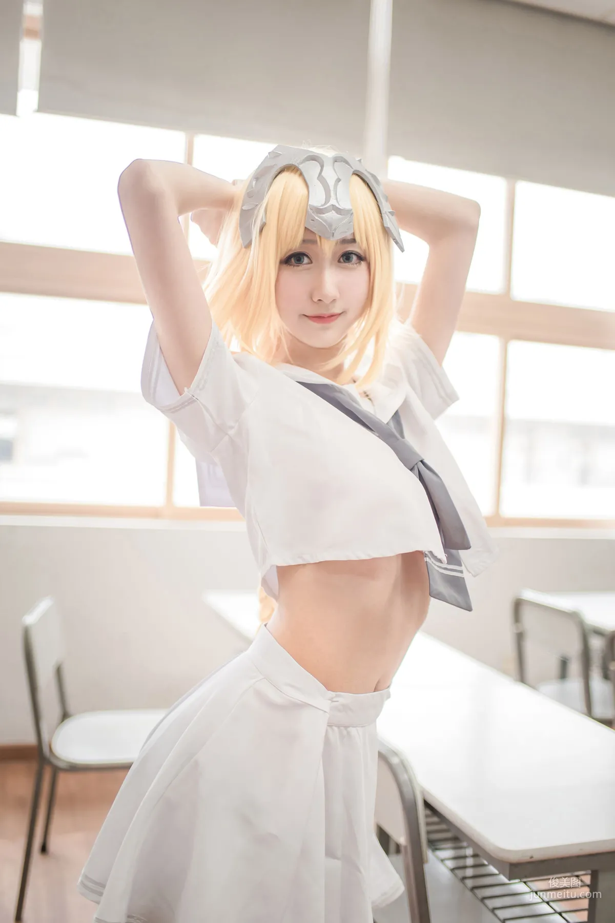 木绵绵《贞德（白）》  [COSER美女] 写真集8