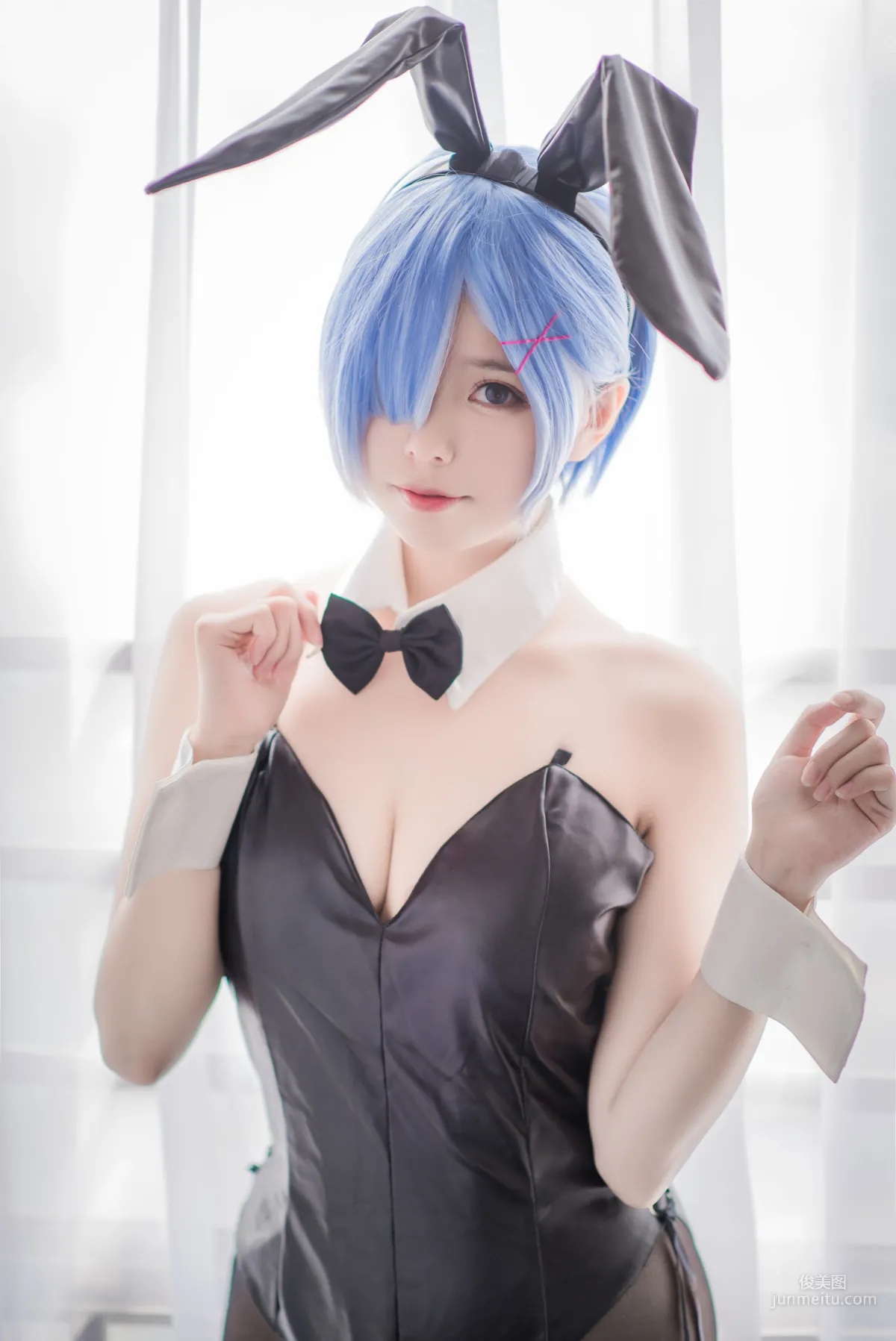小野妹子w《白色紗裙+蕾姆護士+蕾姆兔女郎》 [COSPLAY美女] 寫真集 27
