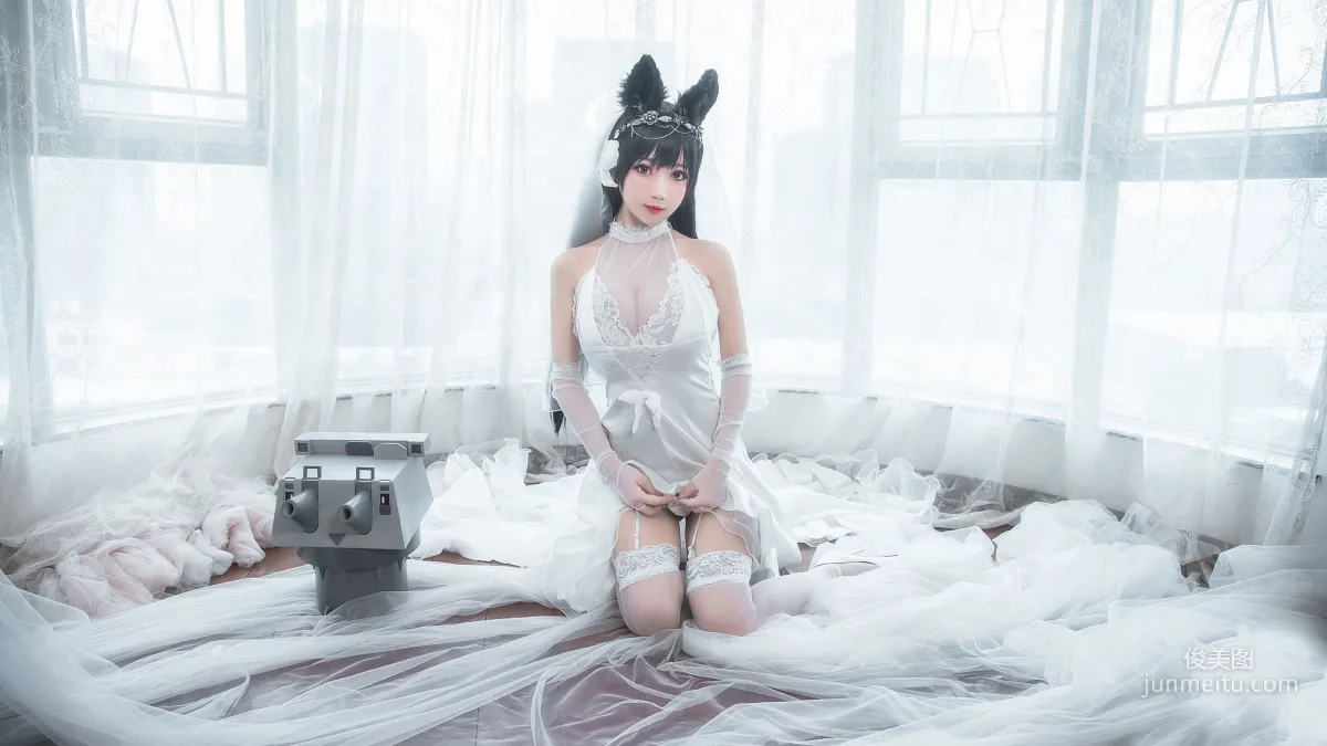 COSER鬼畜瑤《愛宕花嫁》 [COSPLAY福利] 寫真集 16