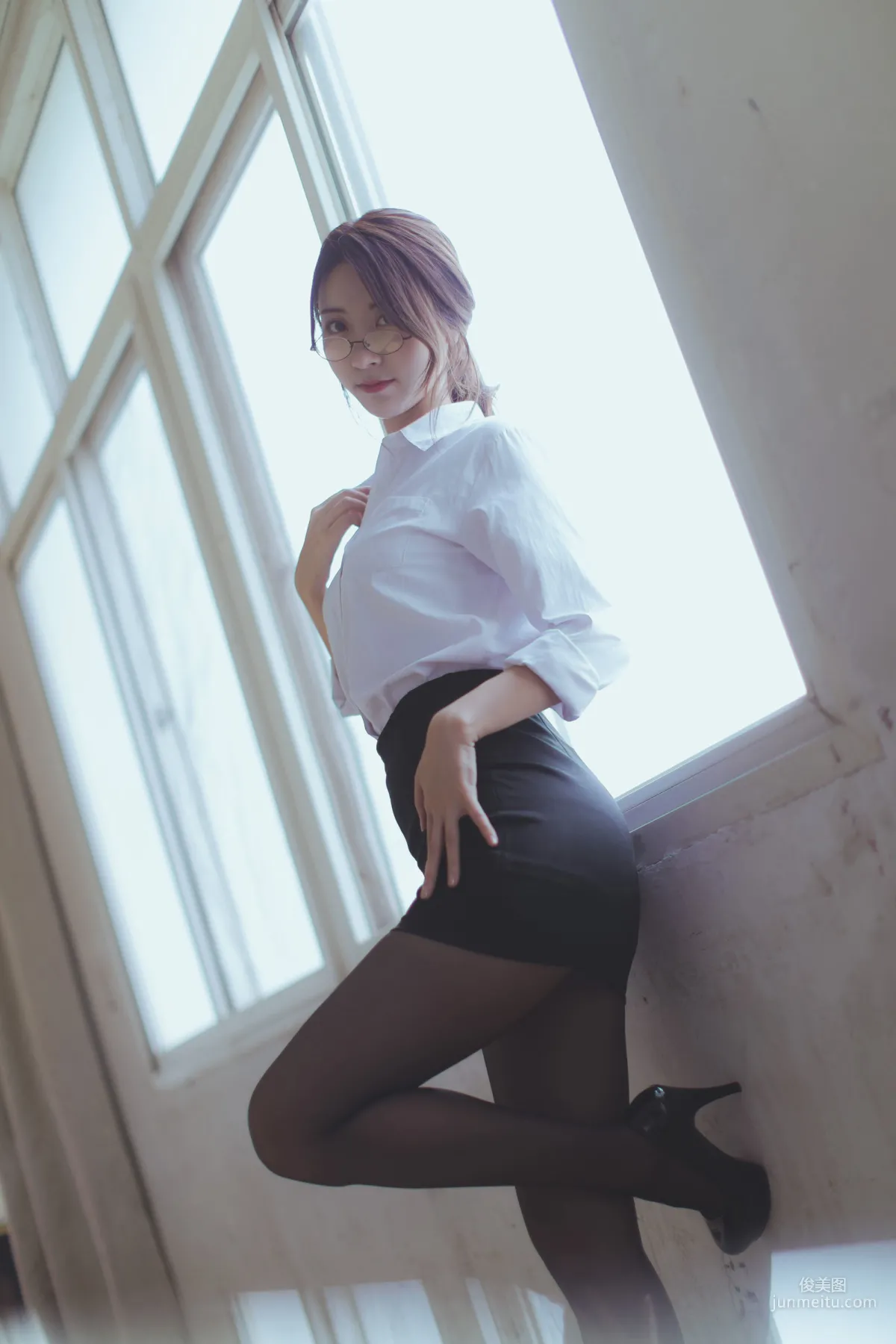 COSER黑川《黑絲教師》 [COSPLAY福利] 寫真集 7
