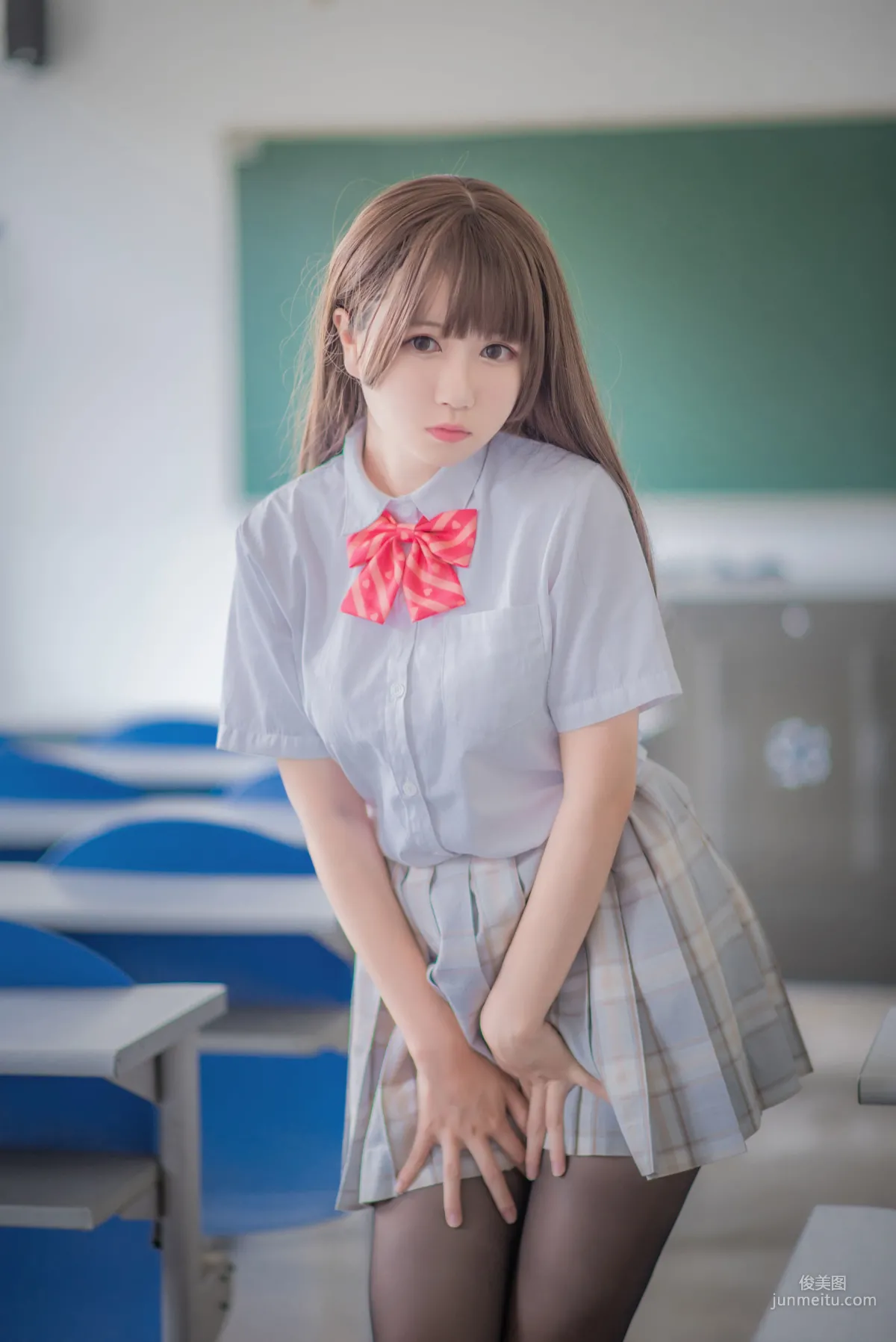 白金Saki《制服黑絲》 [COSPLAY福利] 寫真集 3