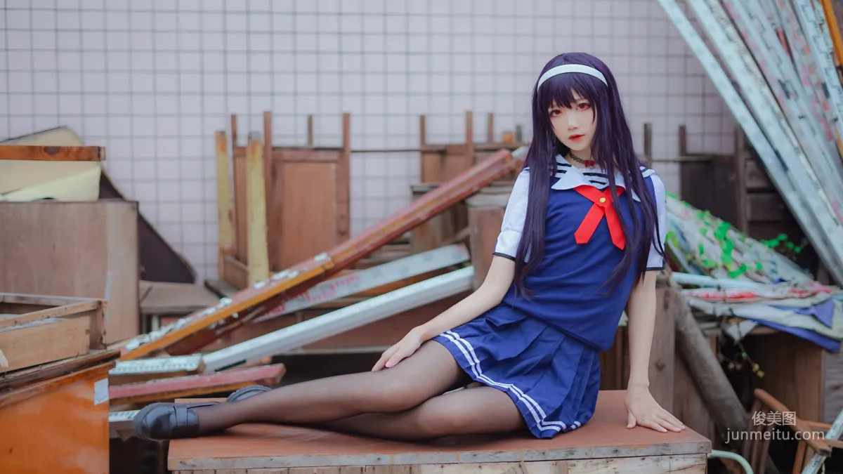 清純少女五更百鬼《學姐校服》 [COSPLAY美女] 寫真集 16