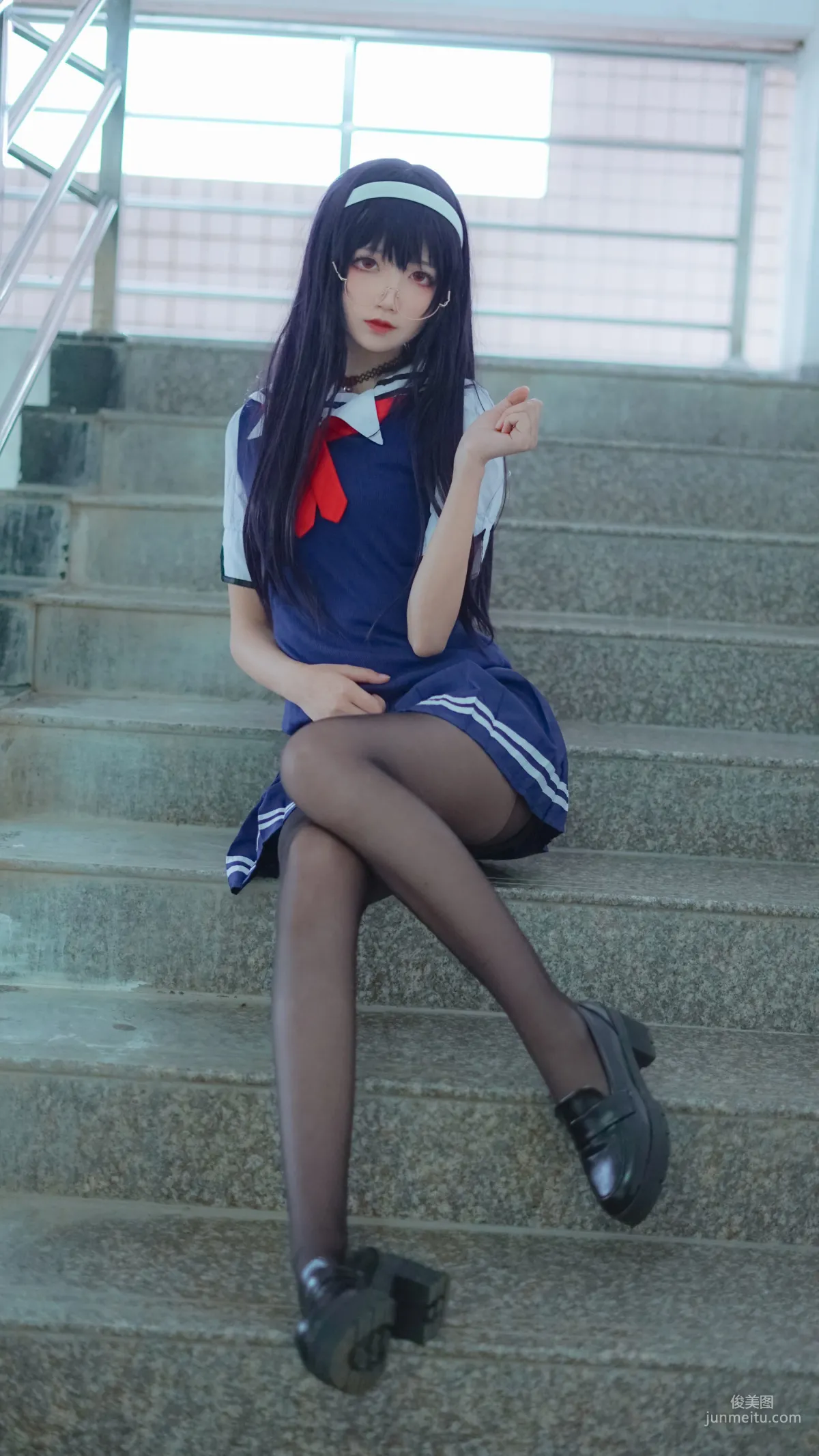 清純少女五更百鬼《學姐校服》 [COSPLAY美女] 寫真集 21
