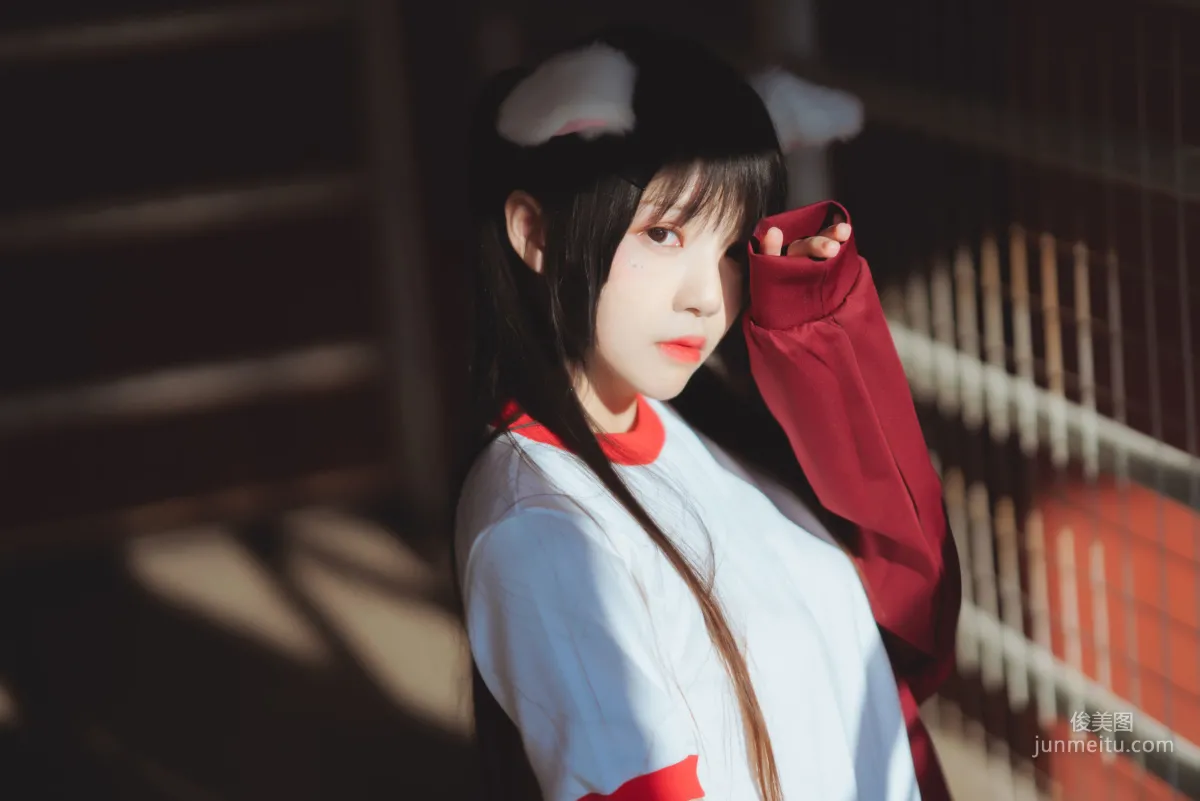 桜桃喵《紅色體操服》 [COSPLAY美女] 寫真集 6