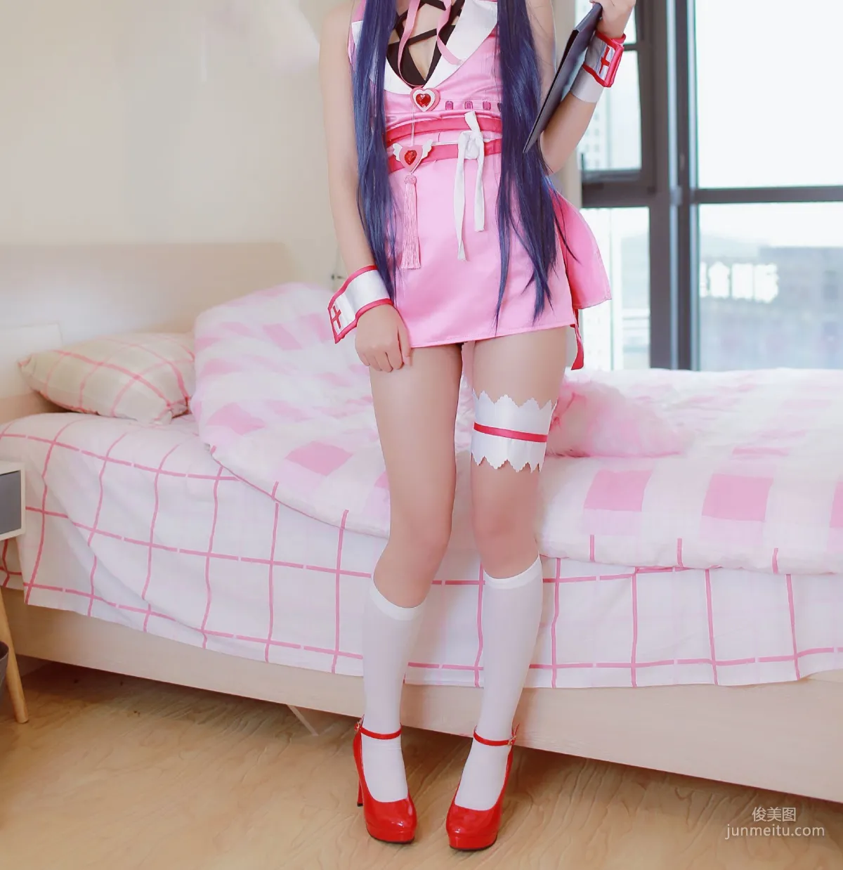 清純少女五更百鬼《阿狸護士服》 [COSPLAY美女] 寫真集 14