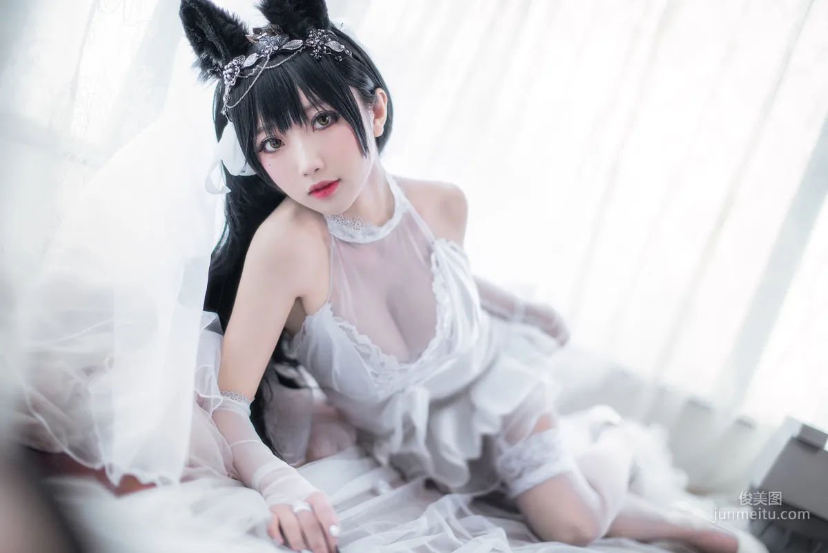 COSER鬼畜瑤《愛宕花嫁》 [COSPLAY福利] 寫真集 2