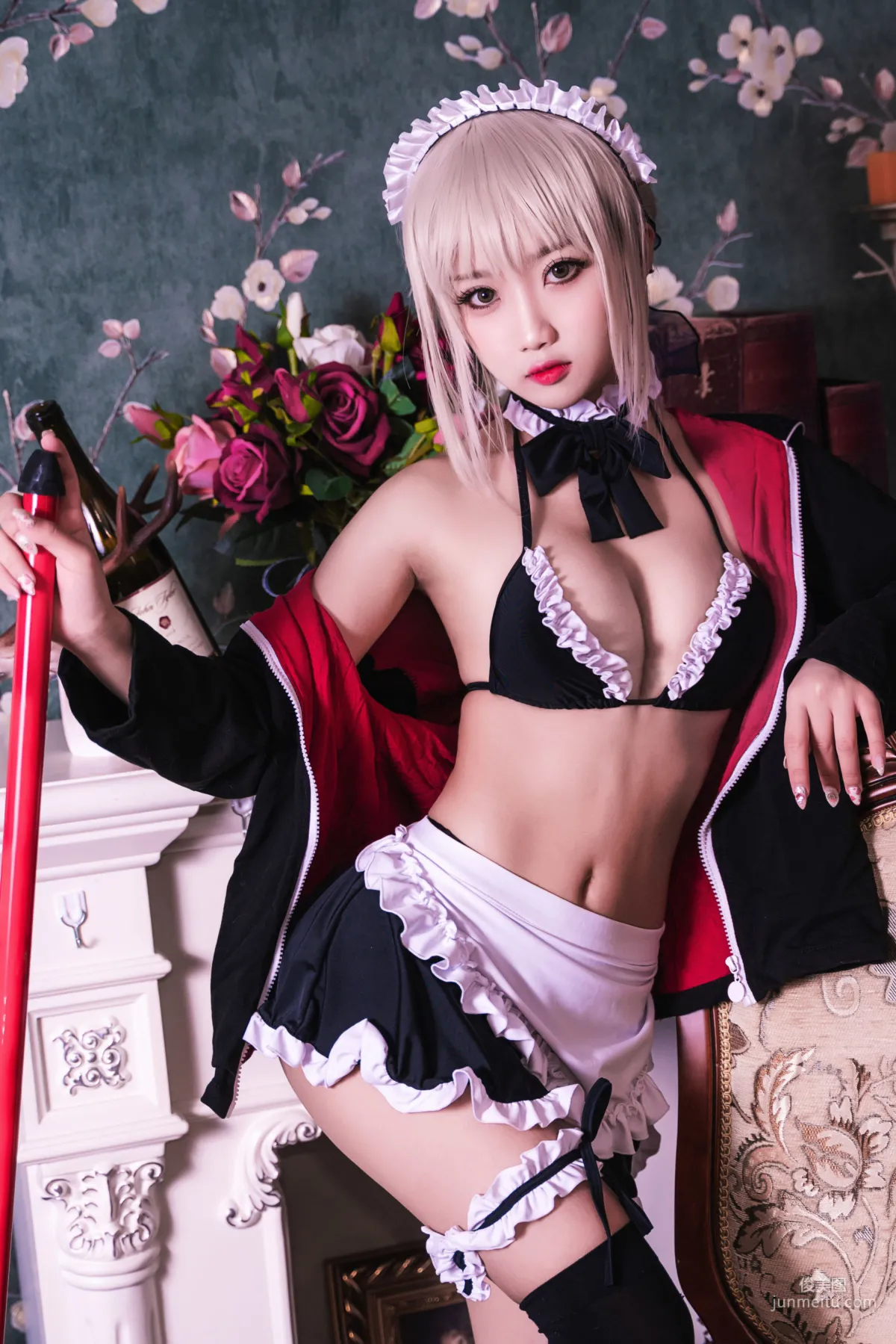 鬼畜瑤在不在w《黑絲女仆》 [COSPLAY福利] 寫真集 23