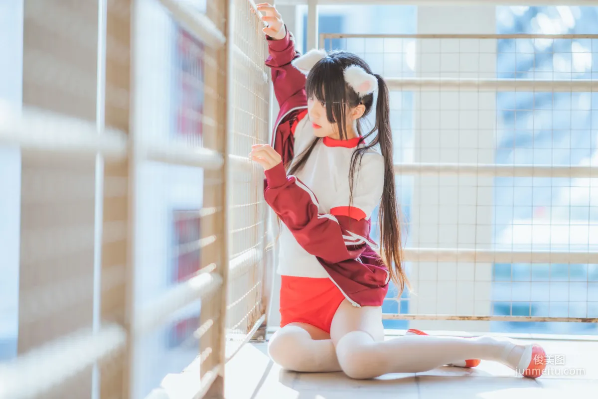 桜桃喵《紅色體操服》 [COSPLAY美女] 寫真集 28