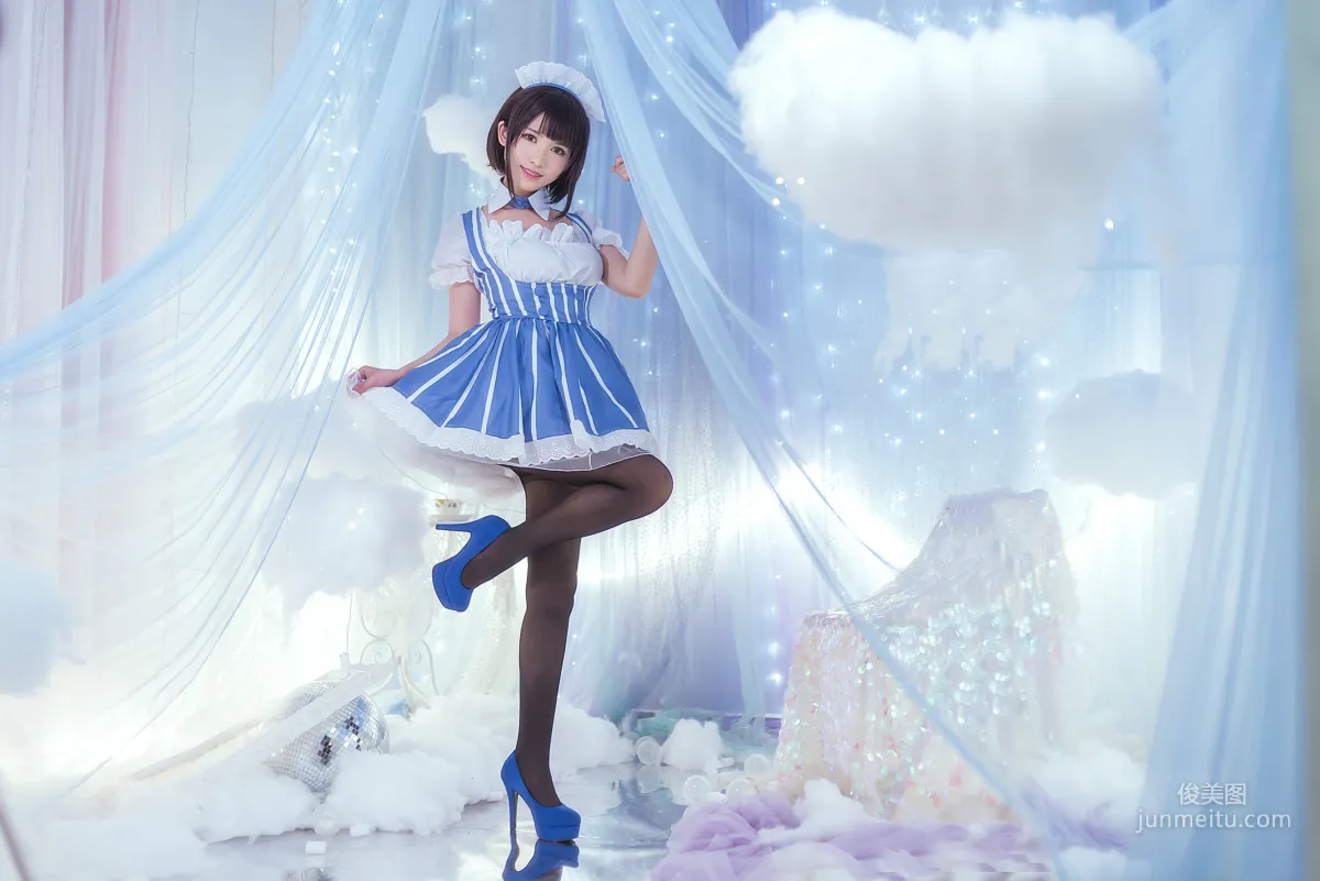 鳗鱼霏儿《加藤惠+女仆》  [COSPLAY美女] 写真集18