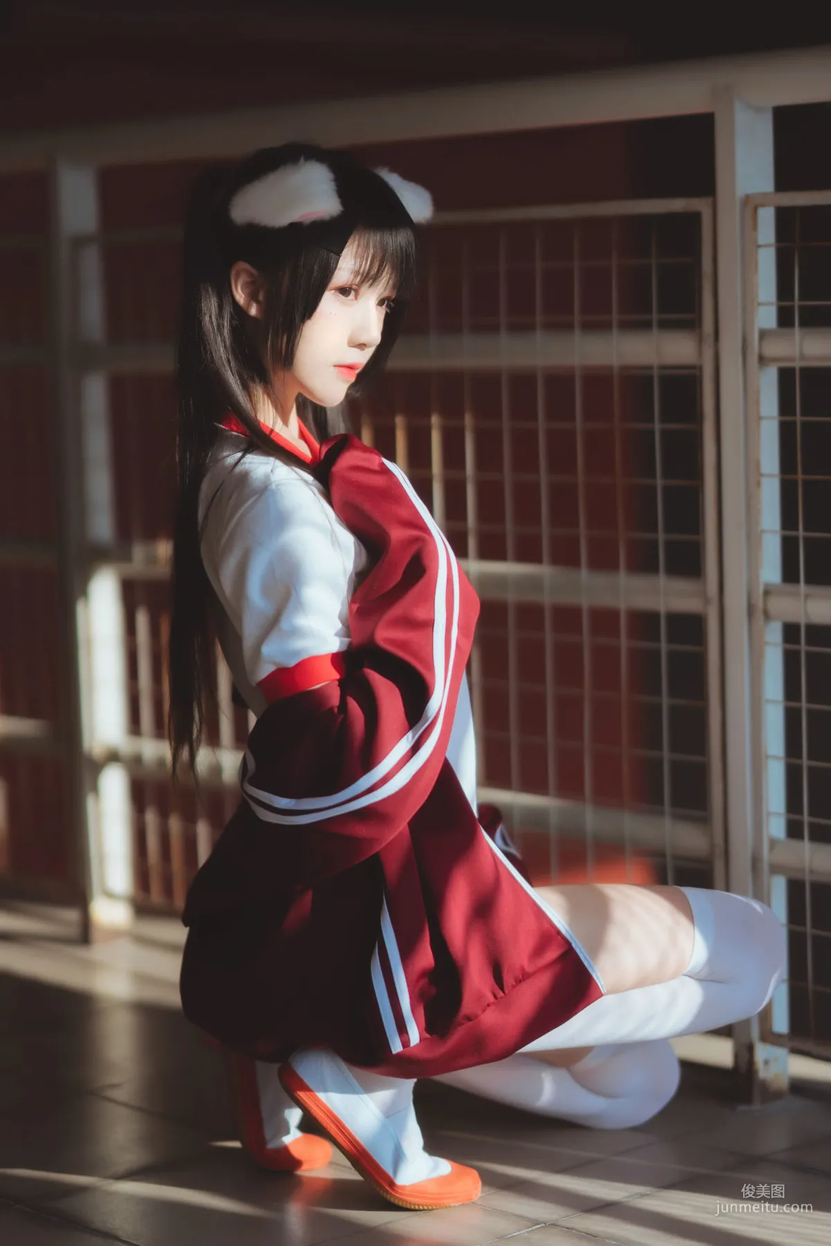 桜桃喵《紅色體操服》 [COSPLAY美女] 寫真集 4