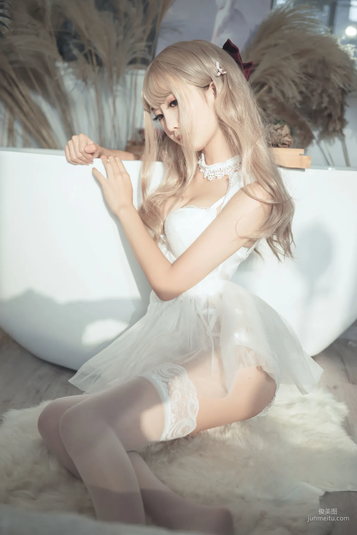 COSER面餅仙兒《複古内衣套》 [福利COSPLAY] 寫真集 17