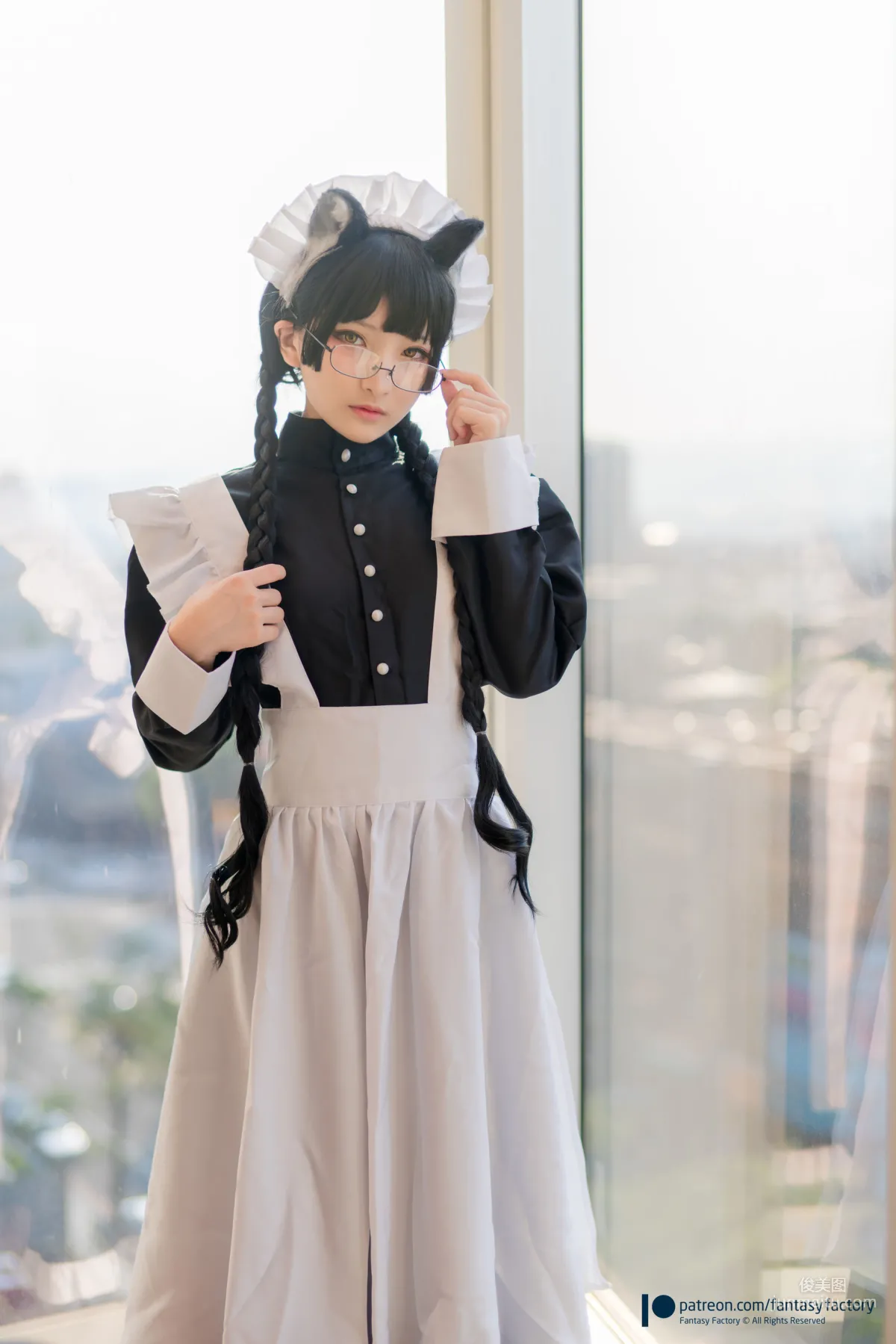 COSER小丁《黑猫女仆》 [Fantasy Factory] 写真集1