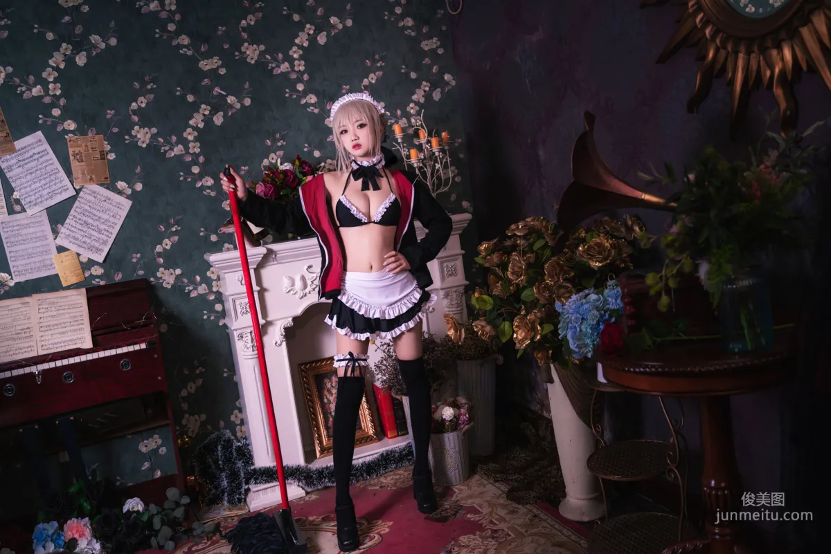 鬼畜瑤在不在w《黑絲女仆》 [COSPLAY福利] 寫真集 5