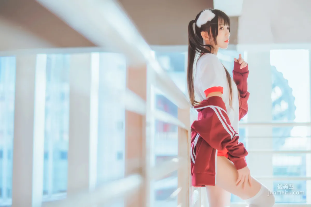 桜桃喵《紅色體操服》 [COSPLAY美女] 寫真集 15