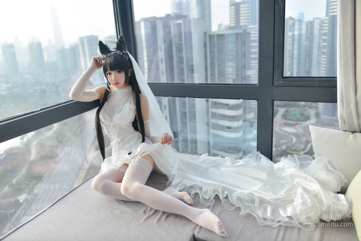 雪琪SAMA《愛宕婚紗》 [福利COSPLAY] 寫真集 25
