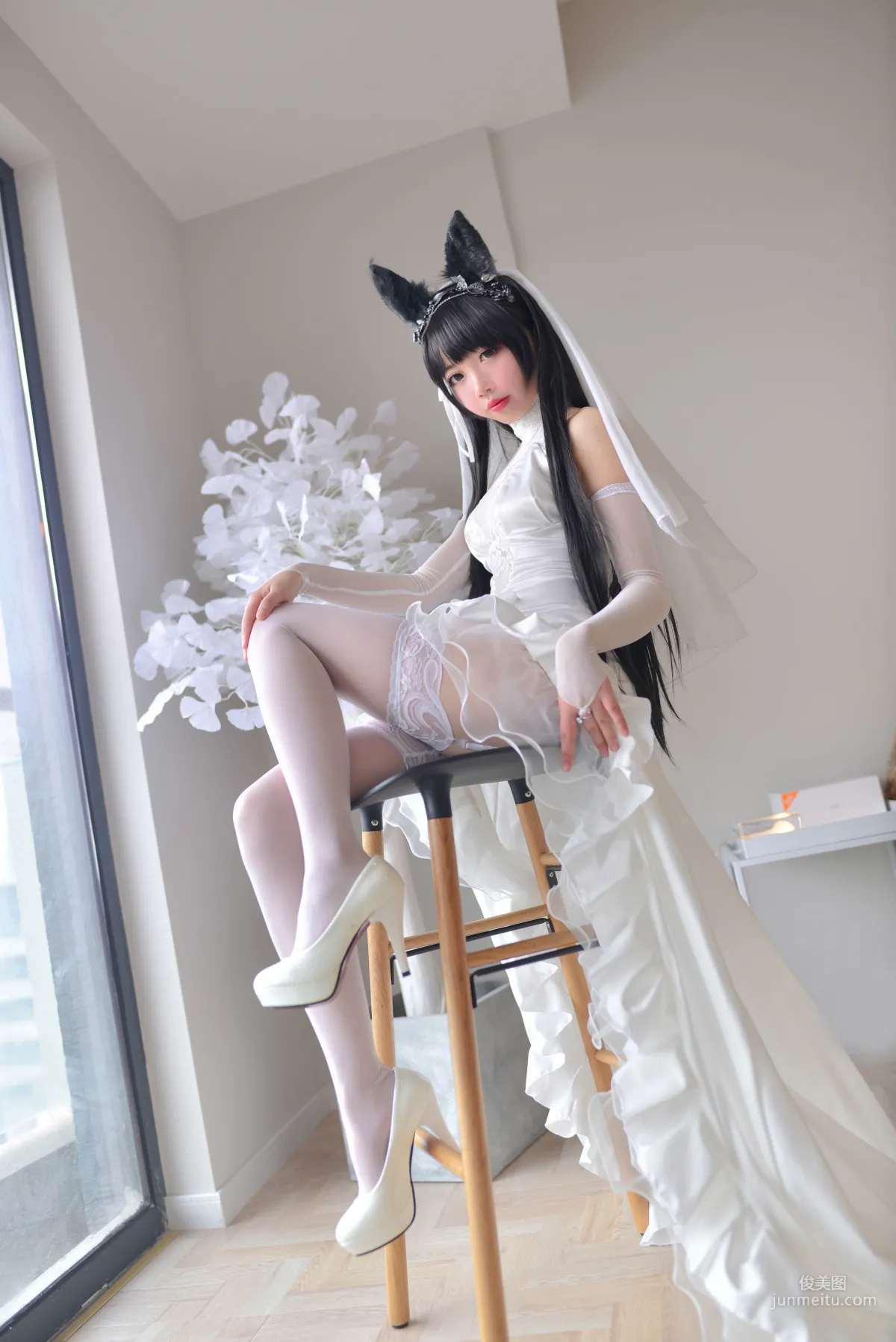 雪琪SAMA《爱宕婚纱》 [福利COSPLAY] 写真集4