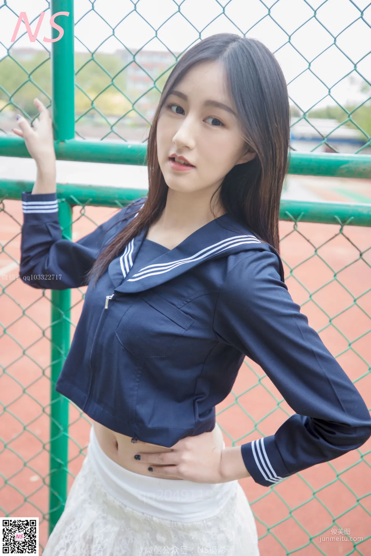 北北《制服肉丝超短裙》 [纳丝摄影] 写真集1