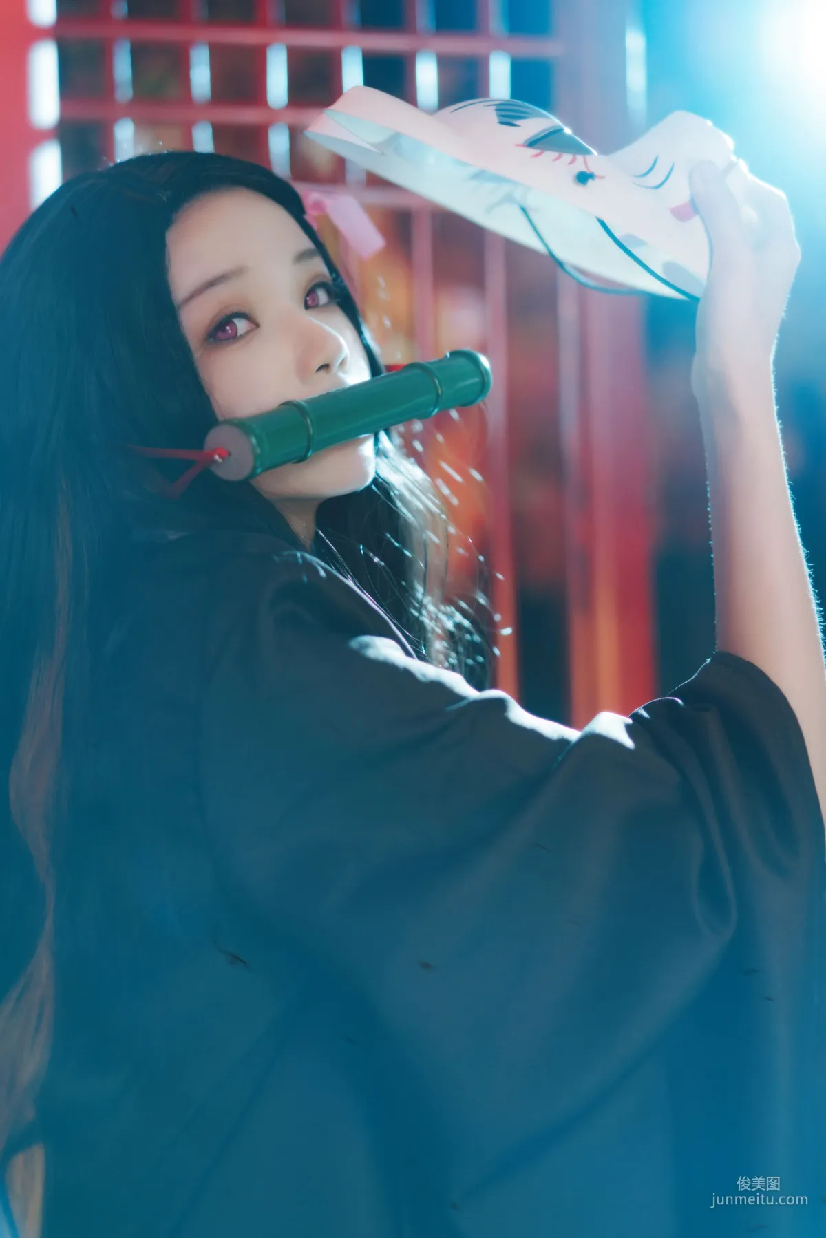 桜桃喵《灶门祢豆子》 [COSPLAY美女] 写真集18