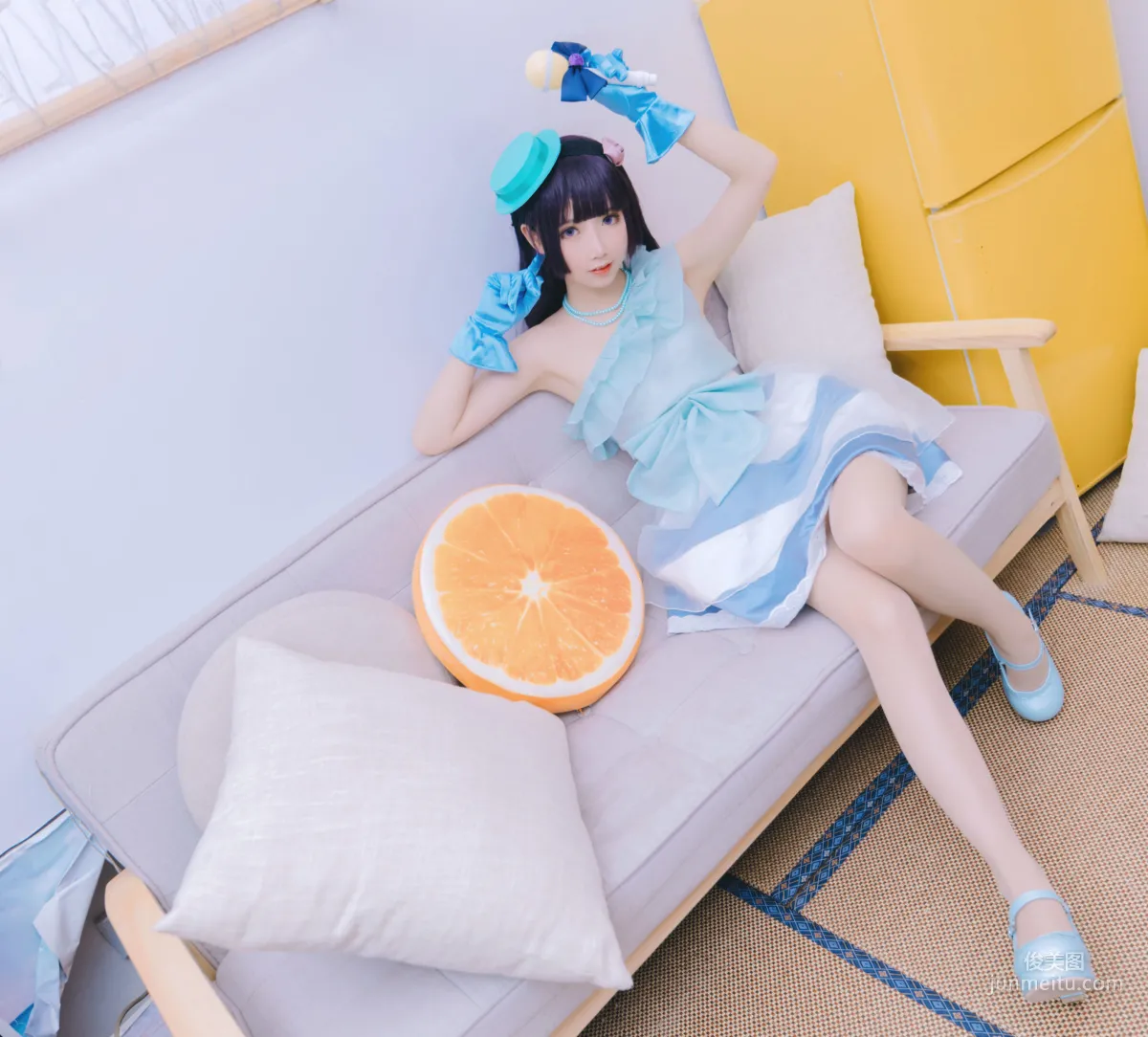 面饼仙儿《黑猫打歌服》 [福利COSPLAY] 写真集3