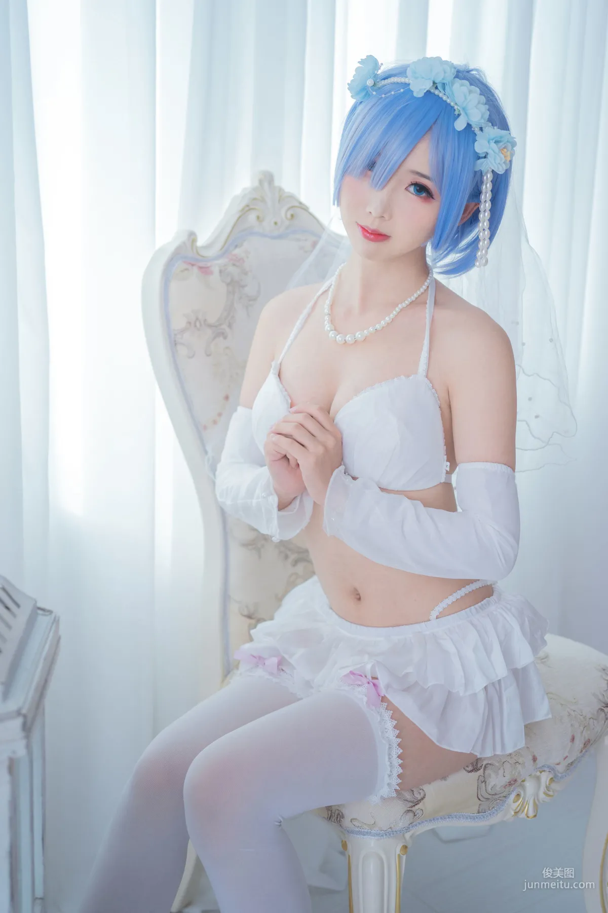 面饼仙儿《花嫁蕾姆》 [福利COSPLAY] 写真集5
