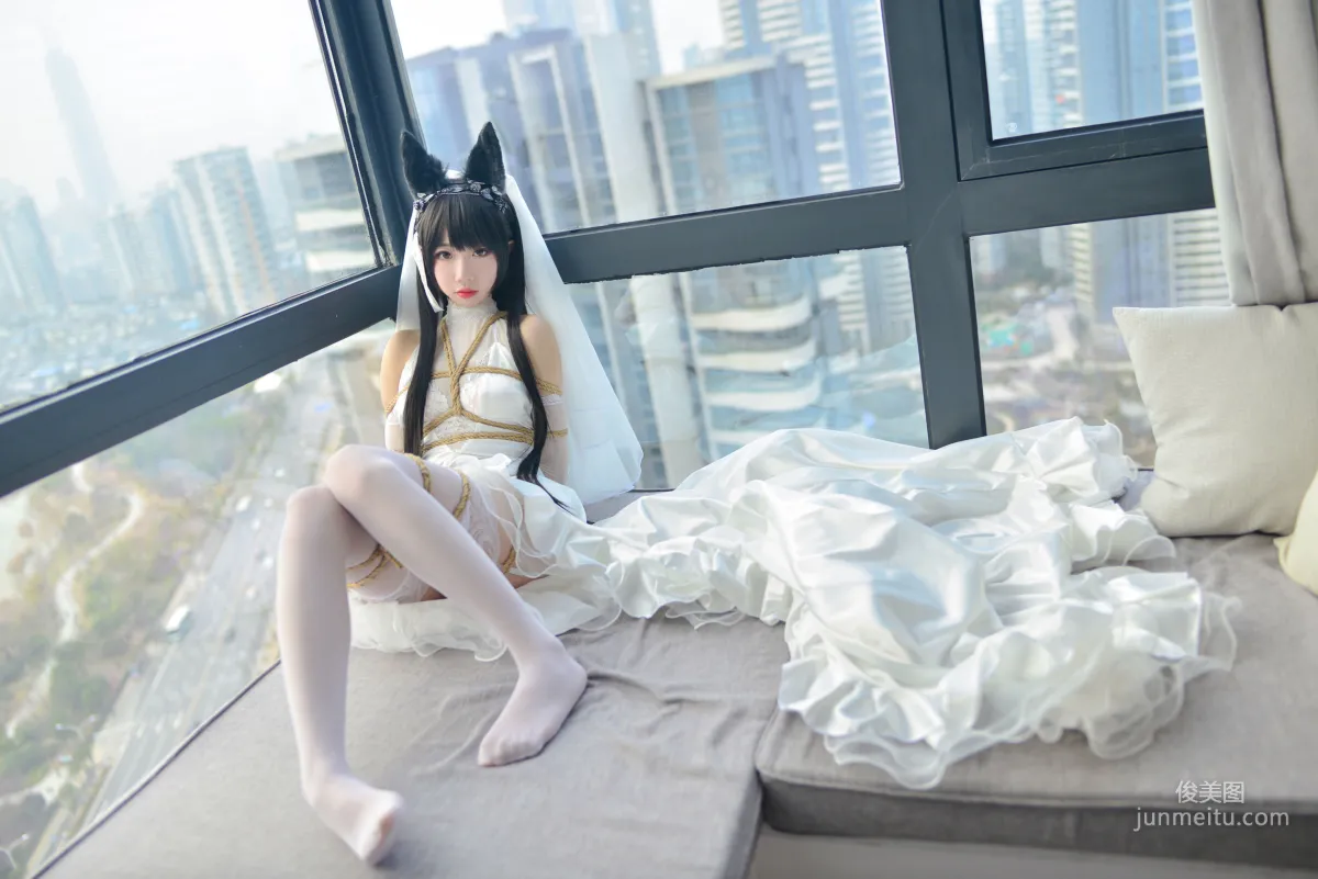 雪琪SAMA《愛宕婚紗》 [福利COSPLAY] 寫真集 27