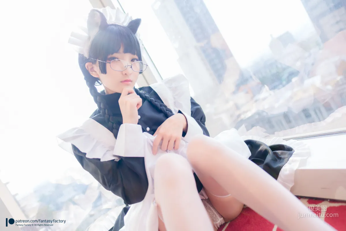 COSER小丁《黑猫女仆》 [Fantasy Factory] 写真集6