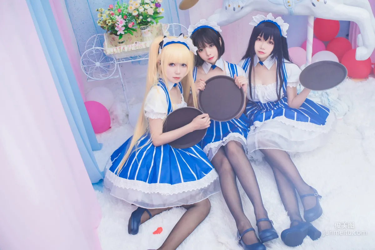 白金Saki《女仆》[COSPLAY福利] 写真集1