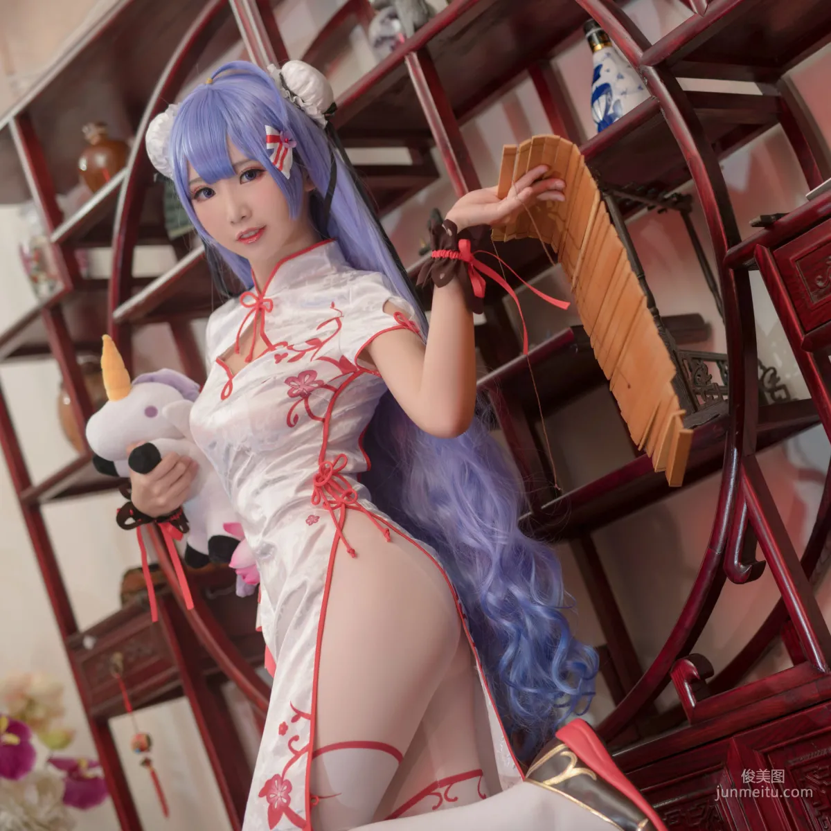 面饼仙儿《旗袍COS》 [福利COSPLAY] 写真集6