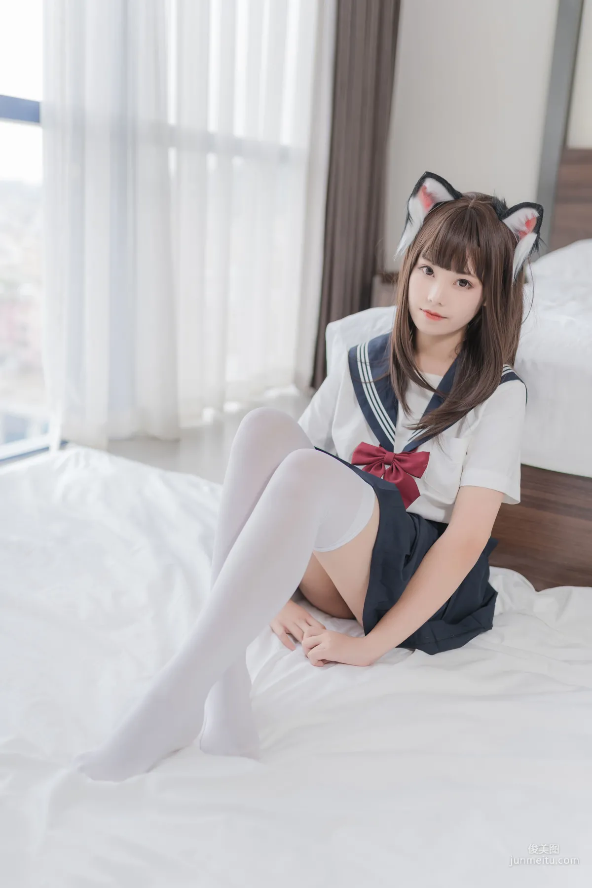 JK白丝 [喵糖映画] VOL.002 写真集17