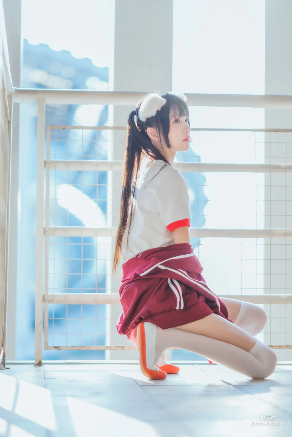桜桃喵《紅色體操服》 [COSPLAY美女] 寫真集 22
