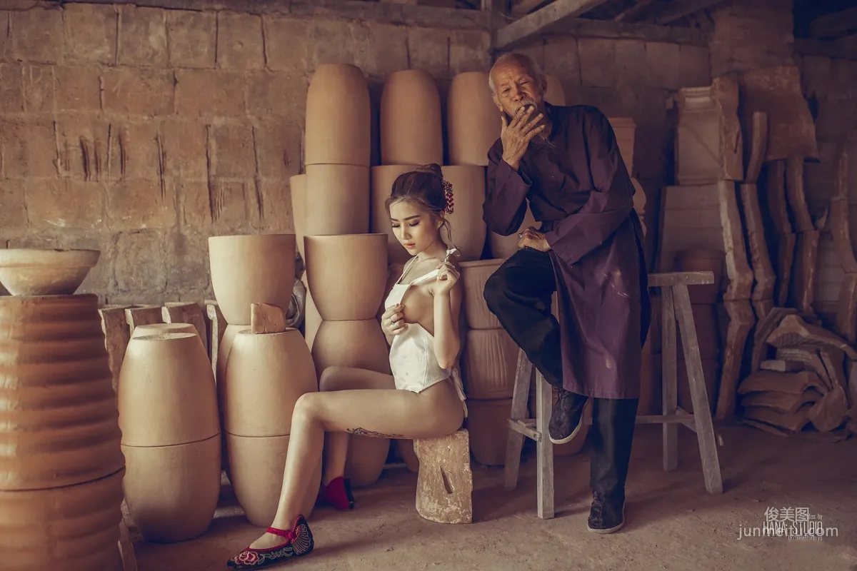 Thuy Nga Pham《越南陶瓷村》性感人體寫真集 100