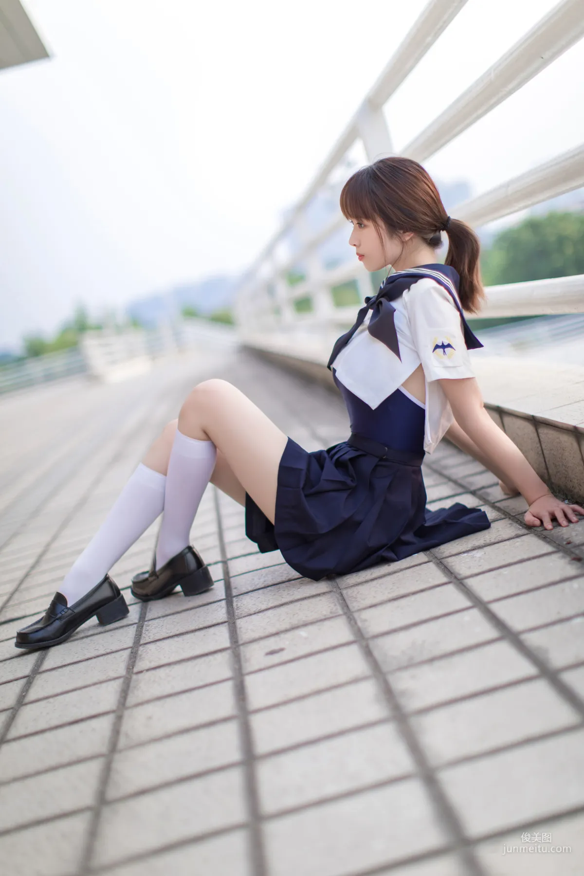COSER雯妹《JK+白絲+死庫水》 [COSPLAY福利] 寫真集 5