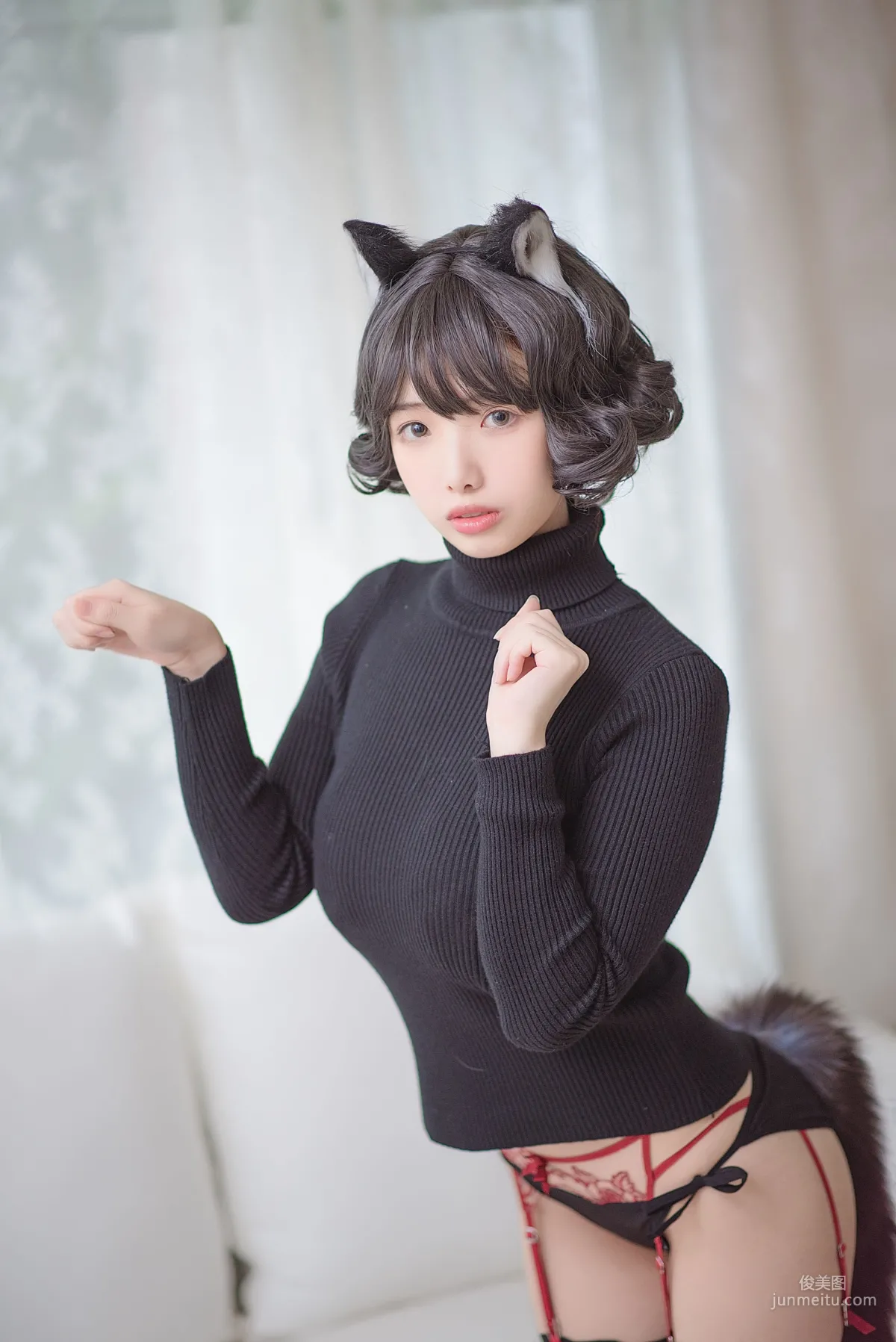 雯妹不講道理《黑貓内衣》 [COSPLAY福利] 寫真集 14