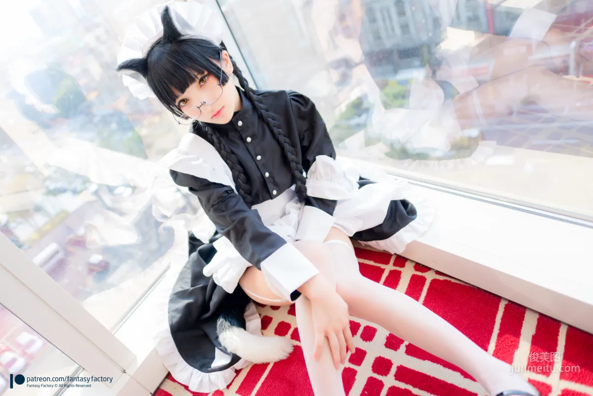 COSER小丁《黑猫女仆》 [Fantasy Factory] 写真集7