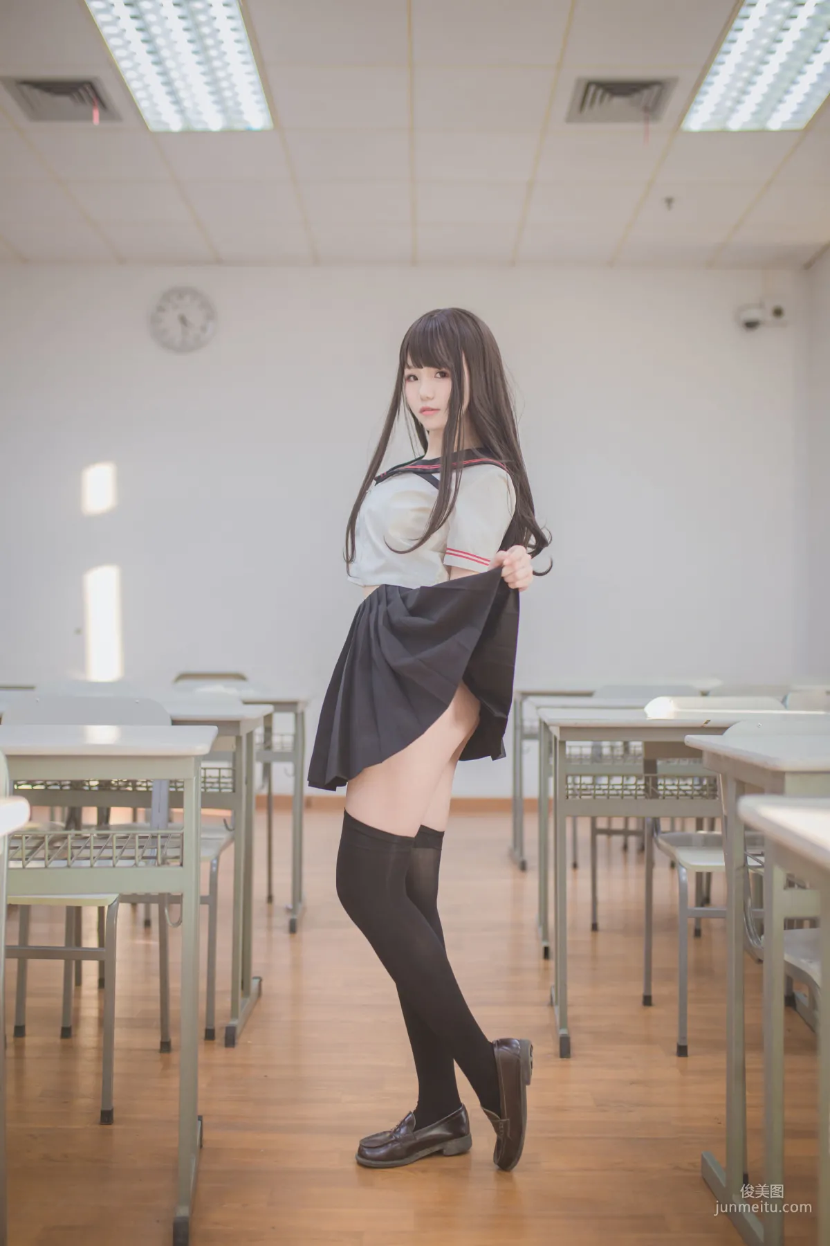 Yoko宅夏Cos《黑絲JK》 [COSPLAY美女] 寫真集 35