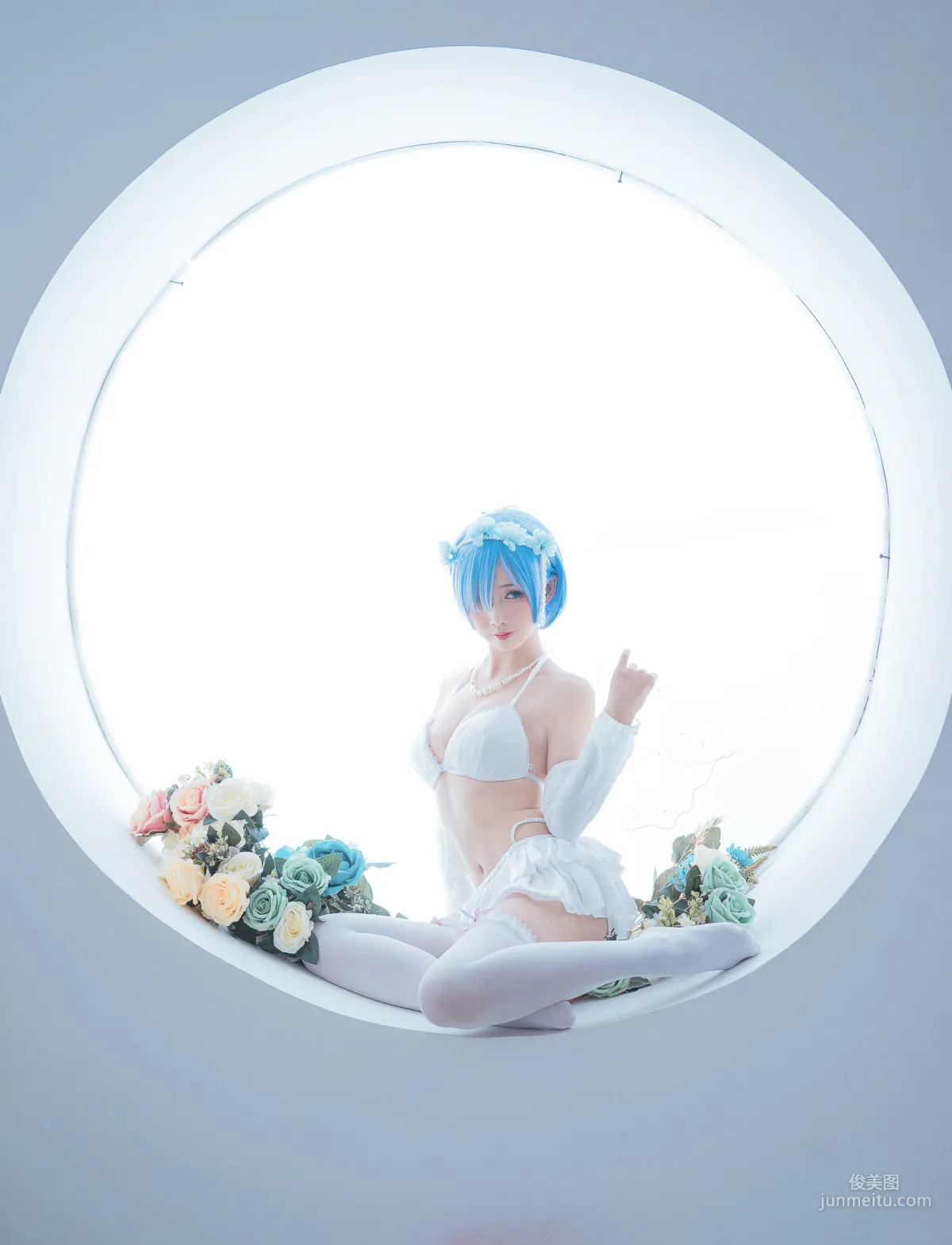 面饼仙儿《花嫁蕾姆》 [福利COSPLAY] 写真集19