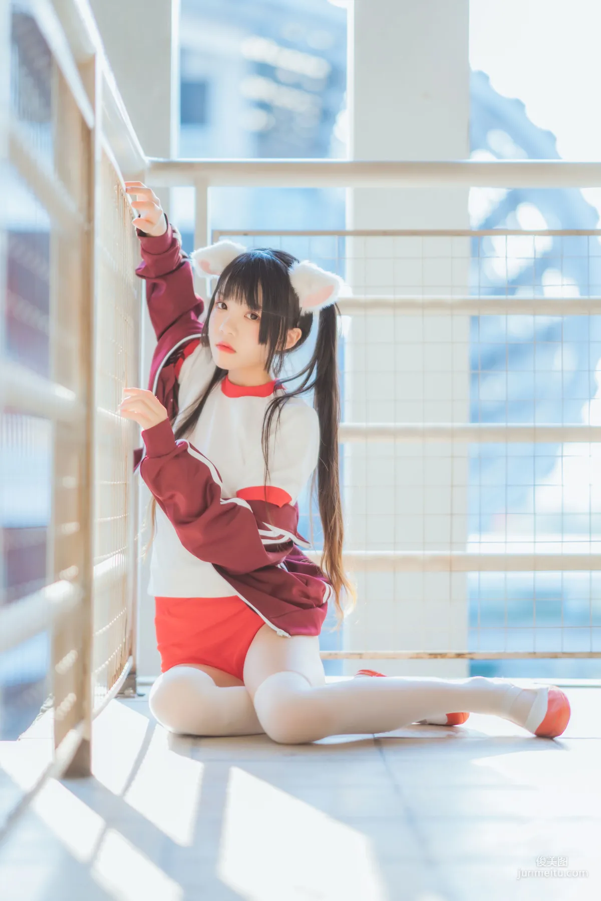 桜桃喵《紅色體操服》 [COSPLAY美女] 寫真集 29