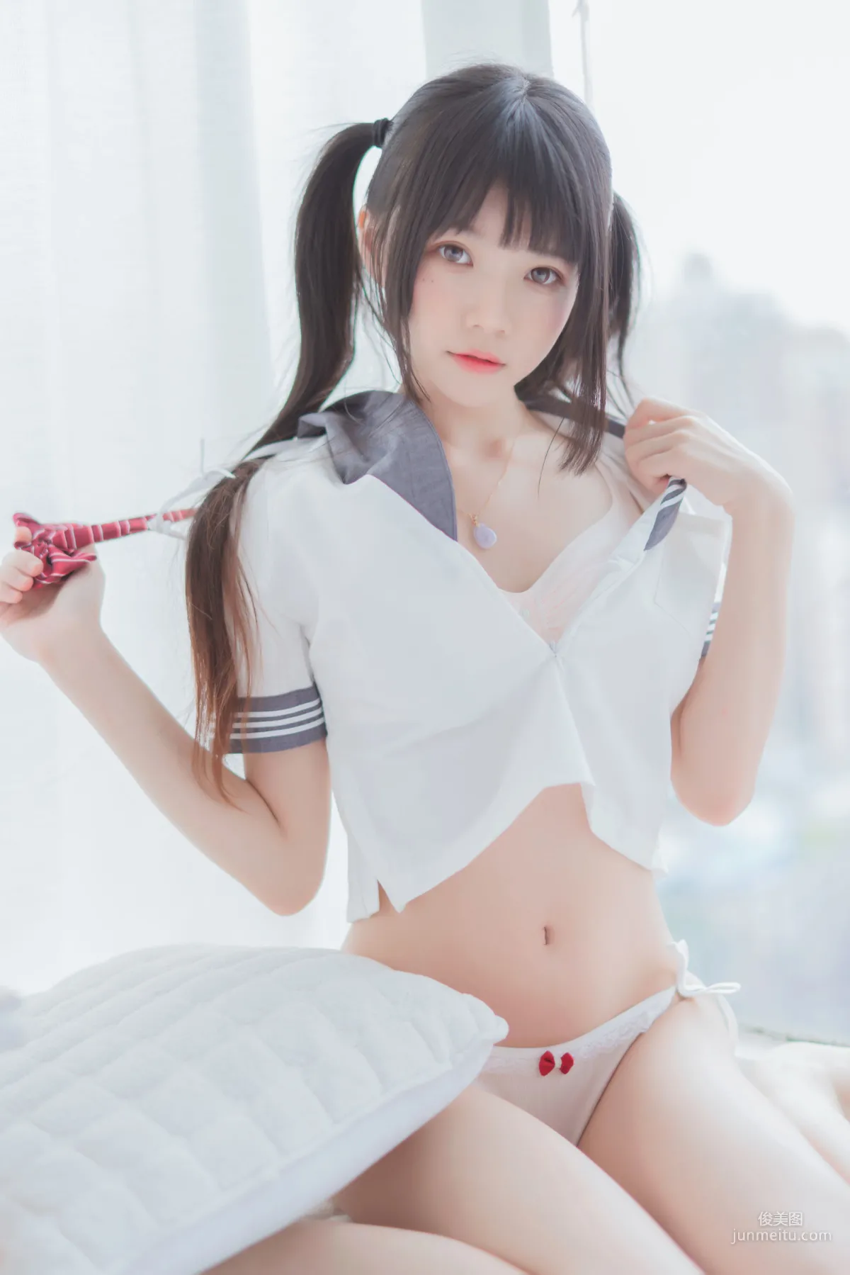 COSER桜桃喵《心形胖次》 [COSPLAY美女] 寫真集 79