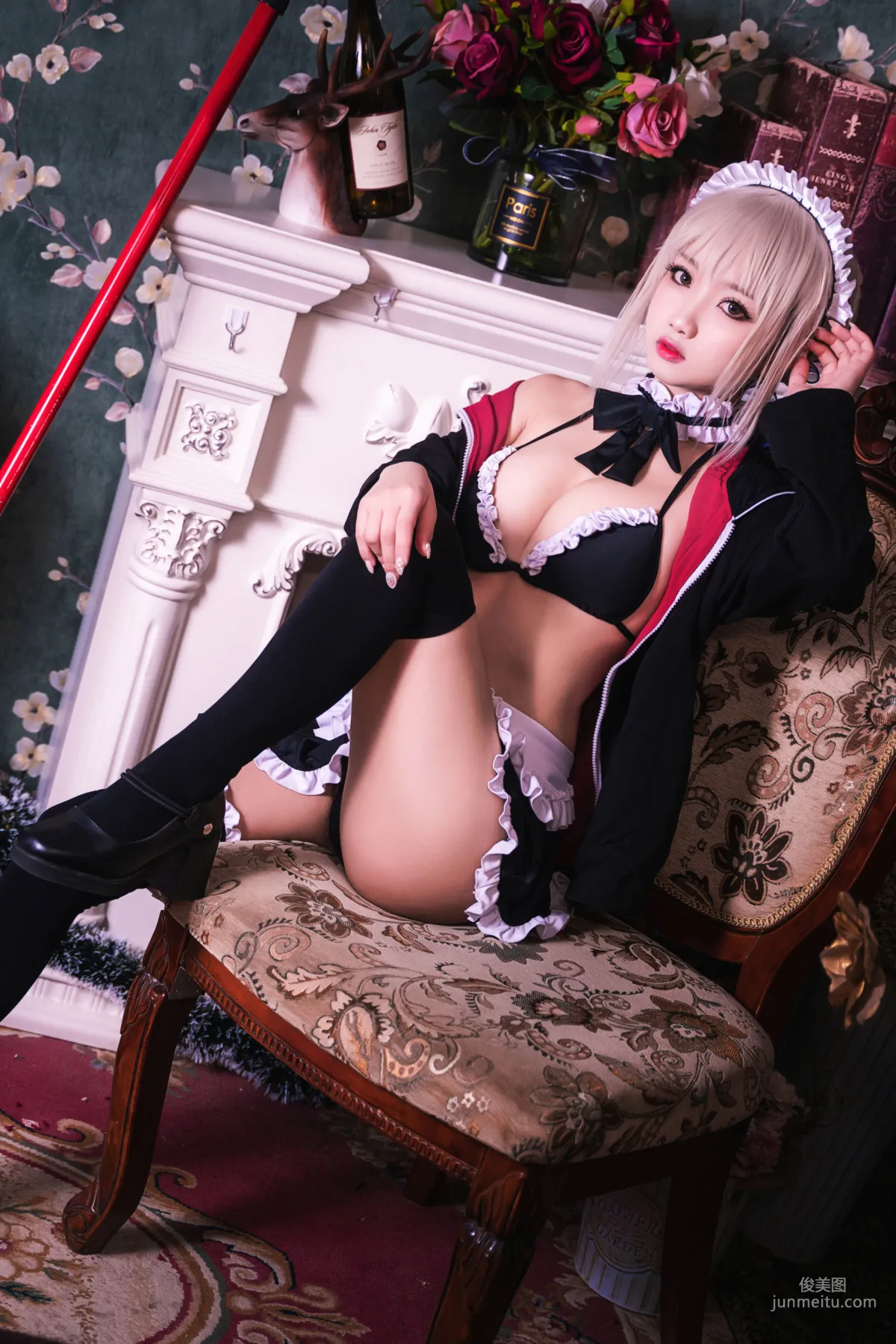 鬼畜瑤在不在w《黑絲女仆》 [COSPLAY福利] 寫真集 22