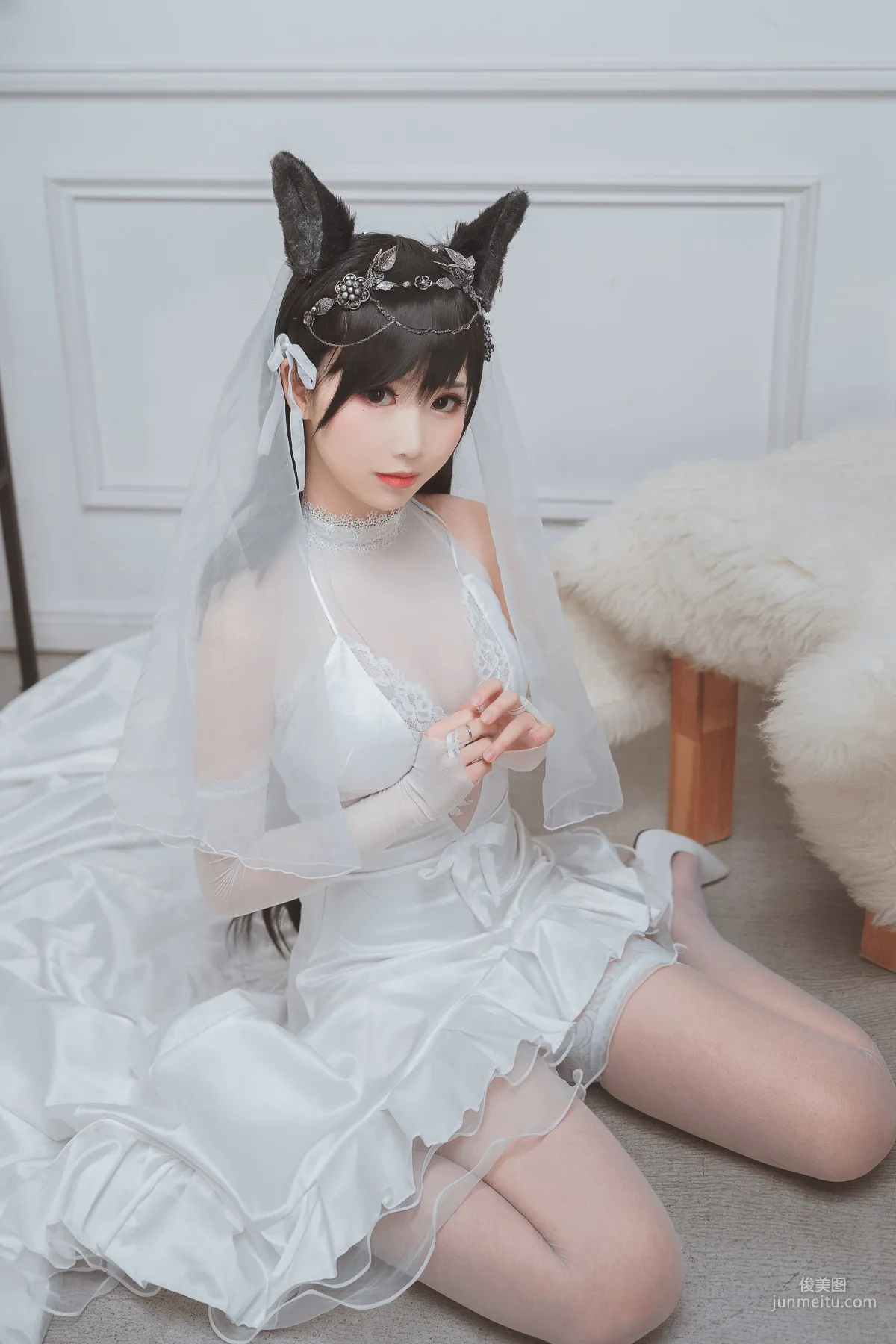面餅仙兒《愛宕花嫁》 [福利COSPLAY] 寫真集 15