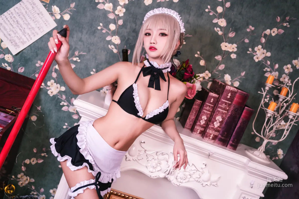 鬼畜瑤在不在w《黑絲女仆》 [COSPLAY福利] 寫真集 11