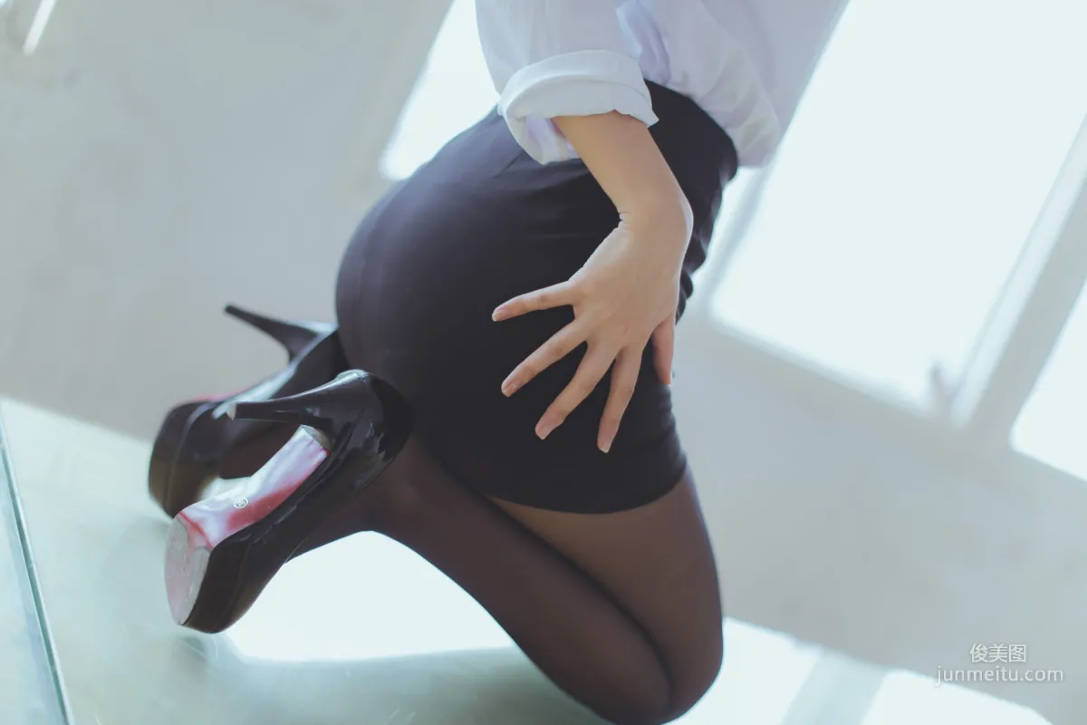COSER黑川《黑絲教師》 [COSPLAY福利] 寫真集 39