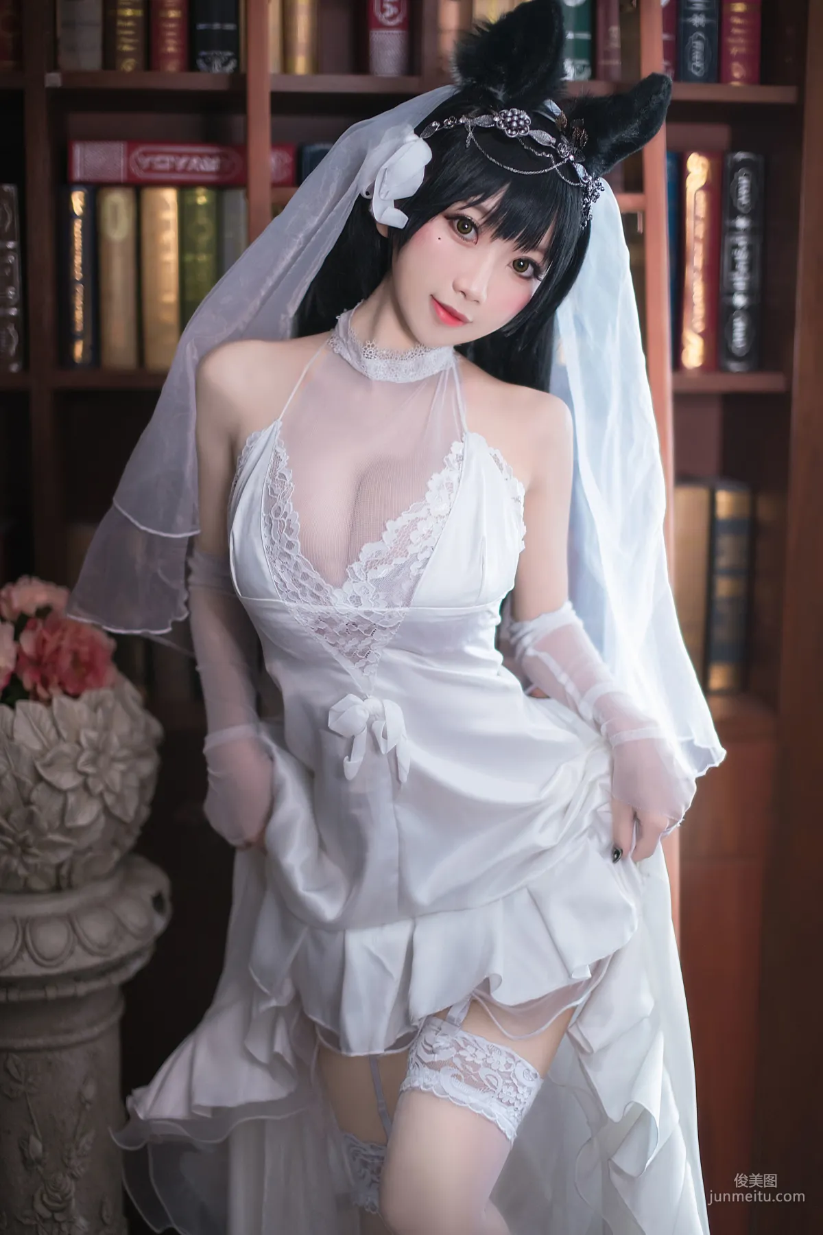COSER鬼畜瑤《愛宕花嫁》 [COSPLAY福利] 寫真集 12