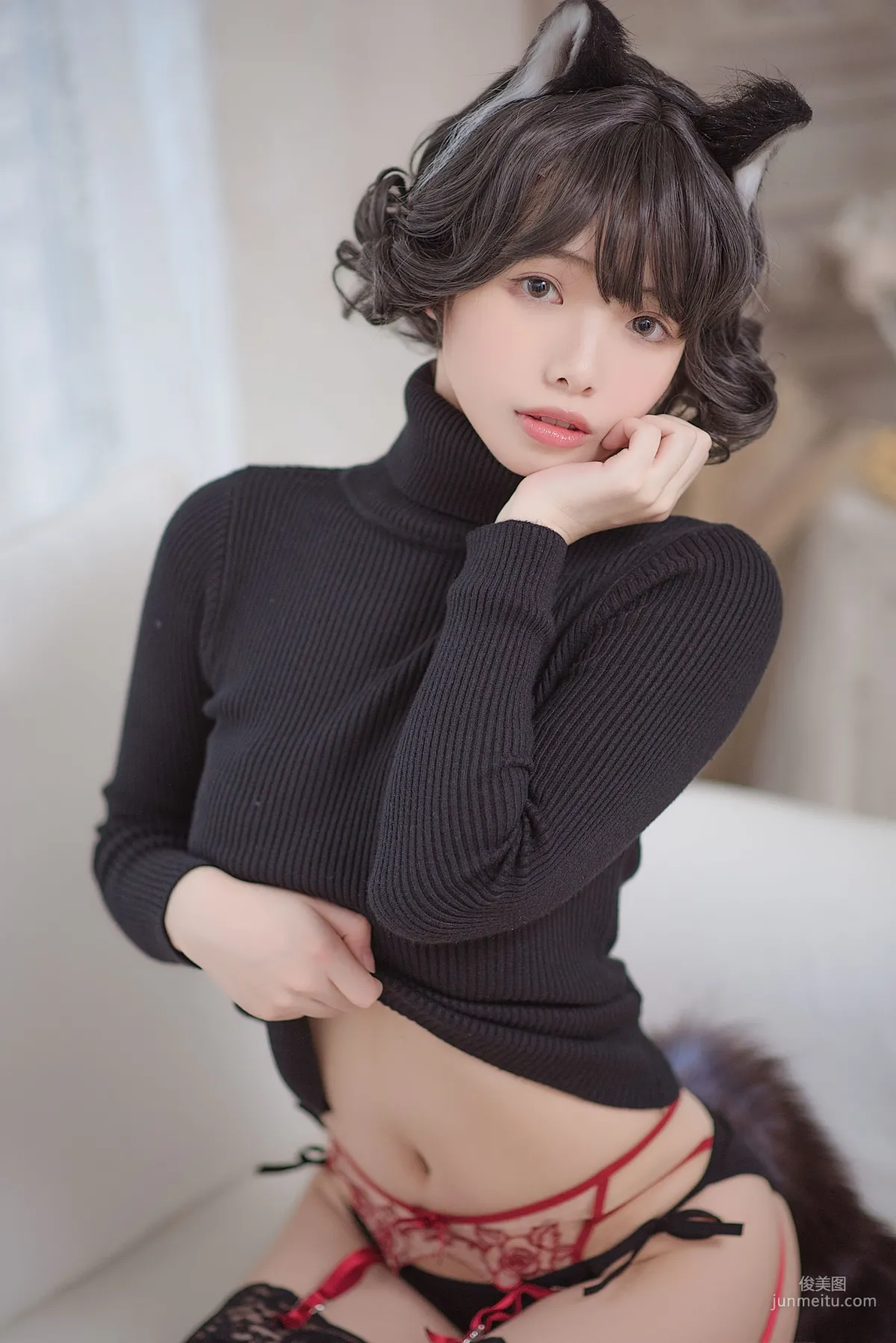 雯妹不講道理《黑貓内衣》 [COSPLAY福利] 寫真集 11