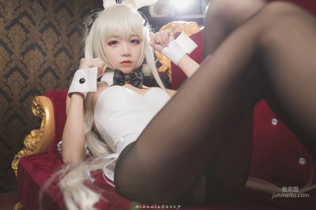 清纯少女五更百鬼《兔女郎+白丝美腿》 [COSPLAY美女] 写真集9